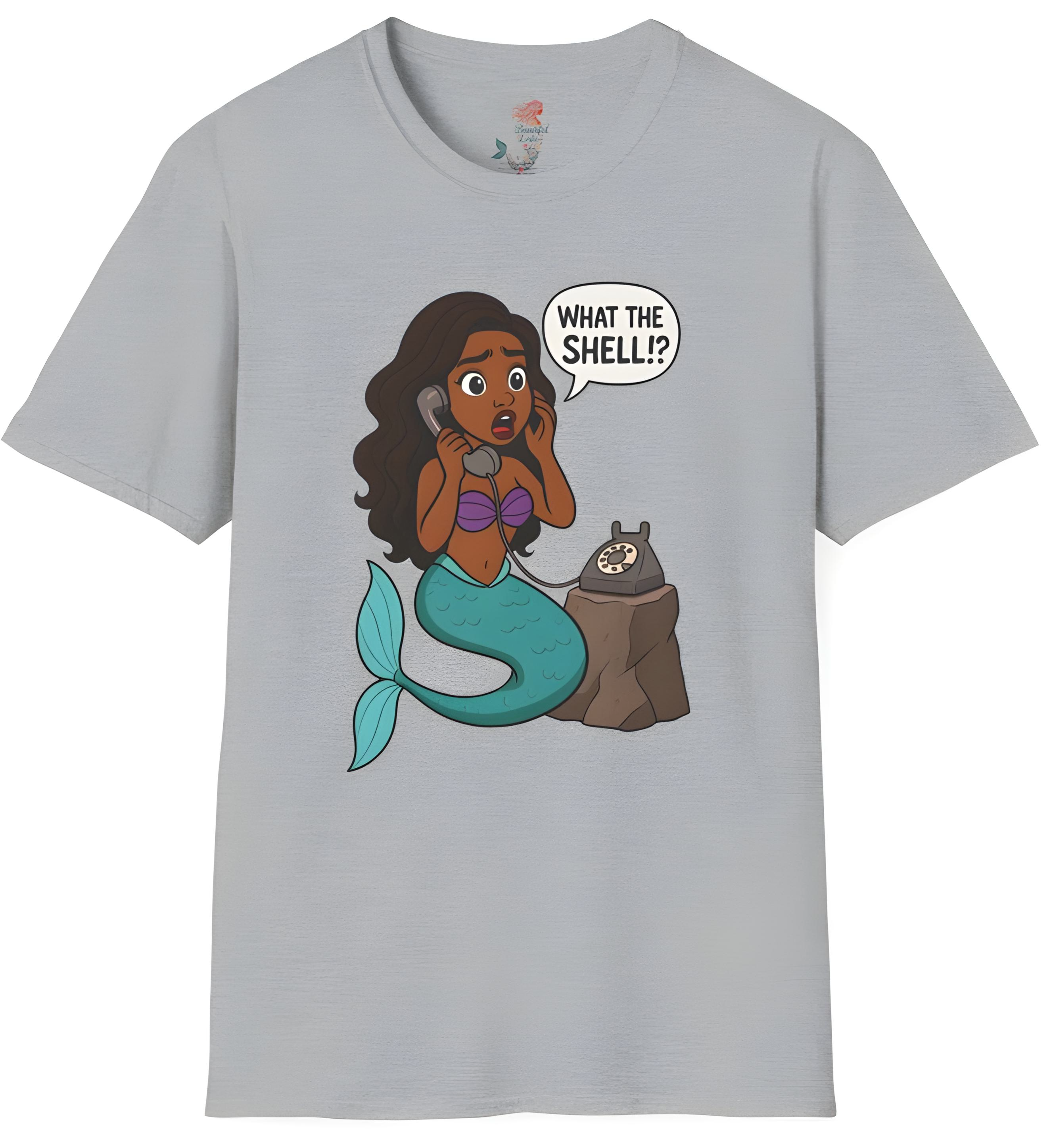 Mermaid Humor T-Shirt, Fun Graphic Tee, Summer Outfit, Gift for Sea Lovers, Coastal Vibes, Cute Casual Wear product thumbnail image Mermaid Humor T-Shirt, Fun Graphic Tee, Summer Outfit, Gift for Sea Lovers, Coastal Vibes, Cute Casual Wear product thumbnail image