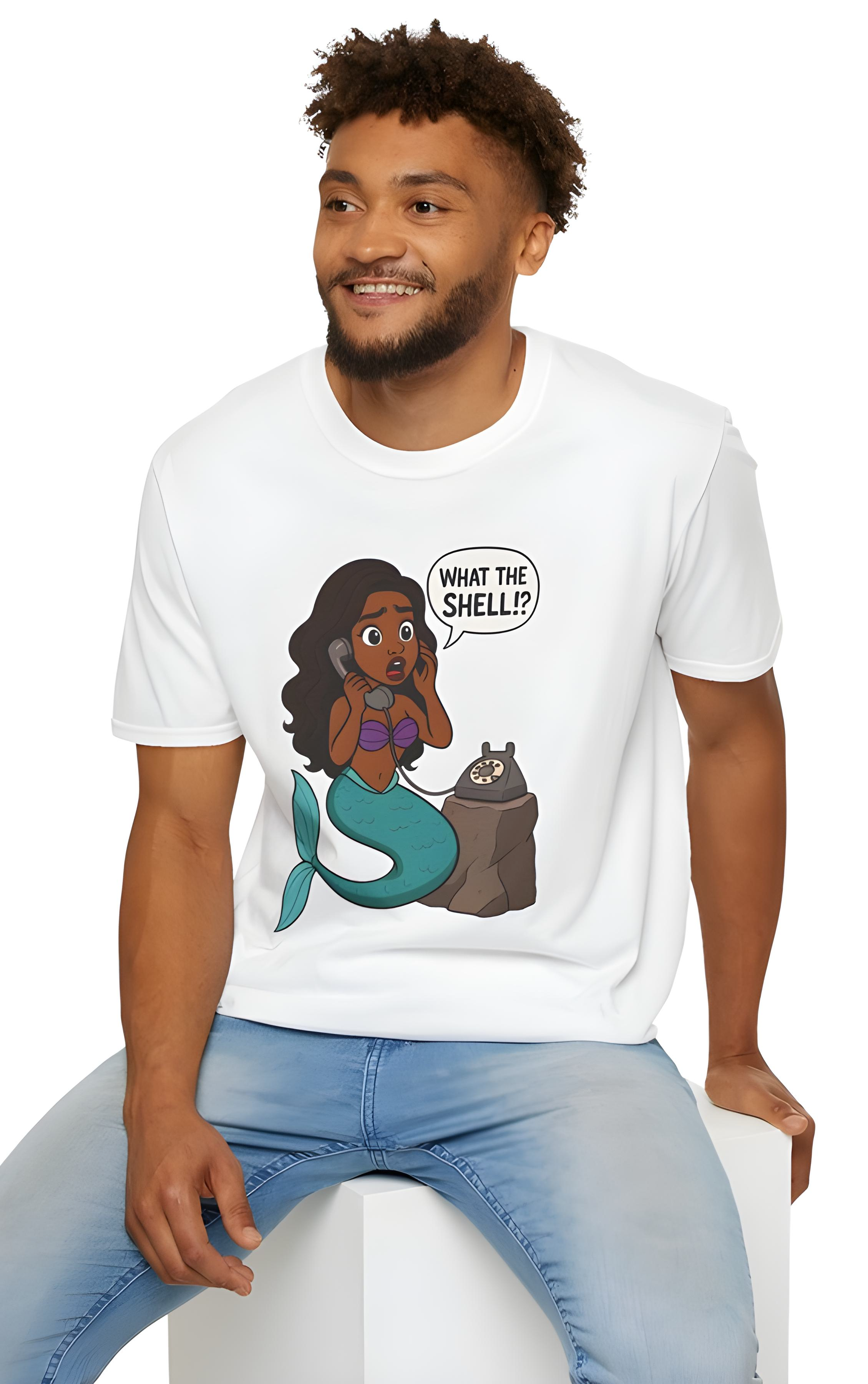 Mermaid Humor T-Shirt, Fun Graphic Tee, Summer Outfit, Gift for Sea Lovers, Coastal Vibes, Cute Casual Wear product thumbnail image Mermaid Humor T-Shirt, Fun Graphic Tee, Summer Outfit, Gift for Sea Lovers, Coastal Vibes, Cute Casual Wear product thumbnail image