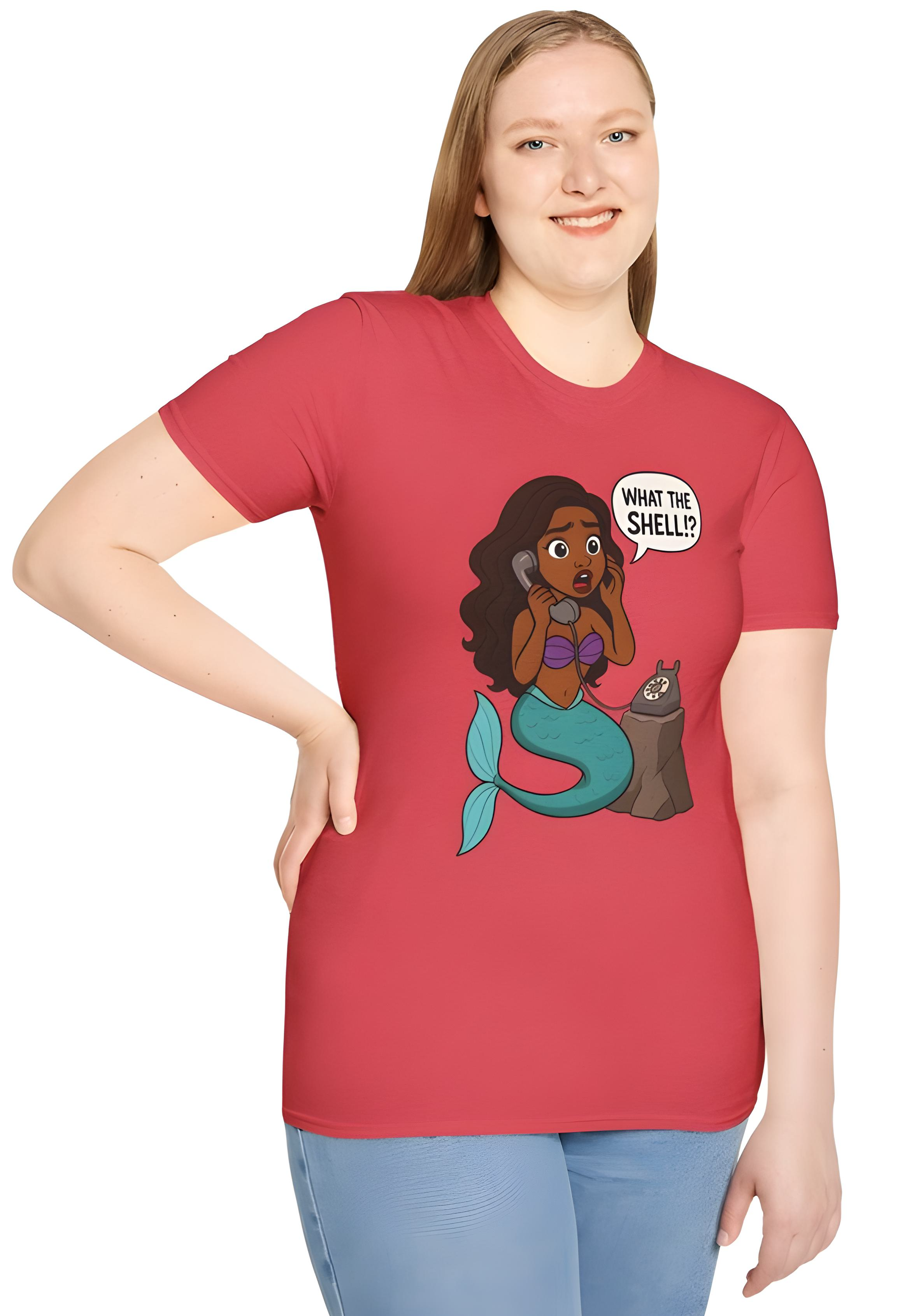Mermaid Humor T-Shirt, Fun Graphic Tee, Summer Outfit, Gift for Sea Lovers, Coastal Vibes, Cute Casual Wear product thumbnail image Mermaid Humor T-Shirt, Fun Graphic Tee, Summer Outfit, Gift for Sea Lovers, Coastal Vibes, Cute Casual Wear product thumbnail image