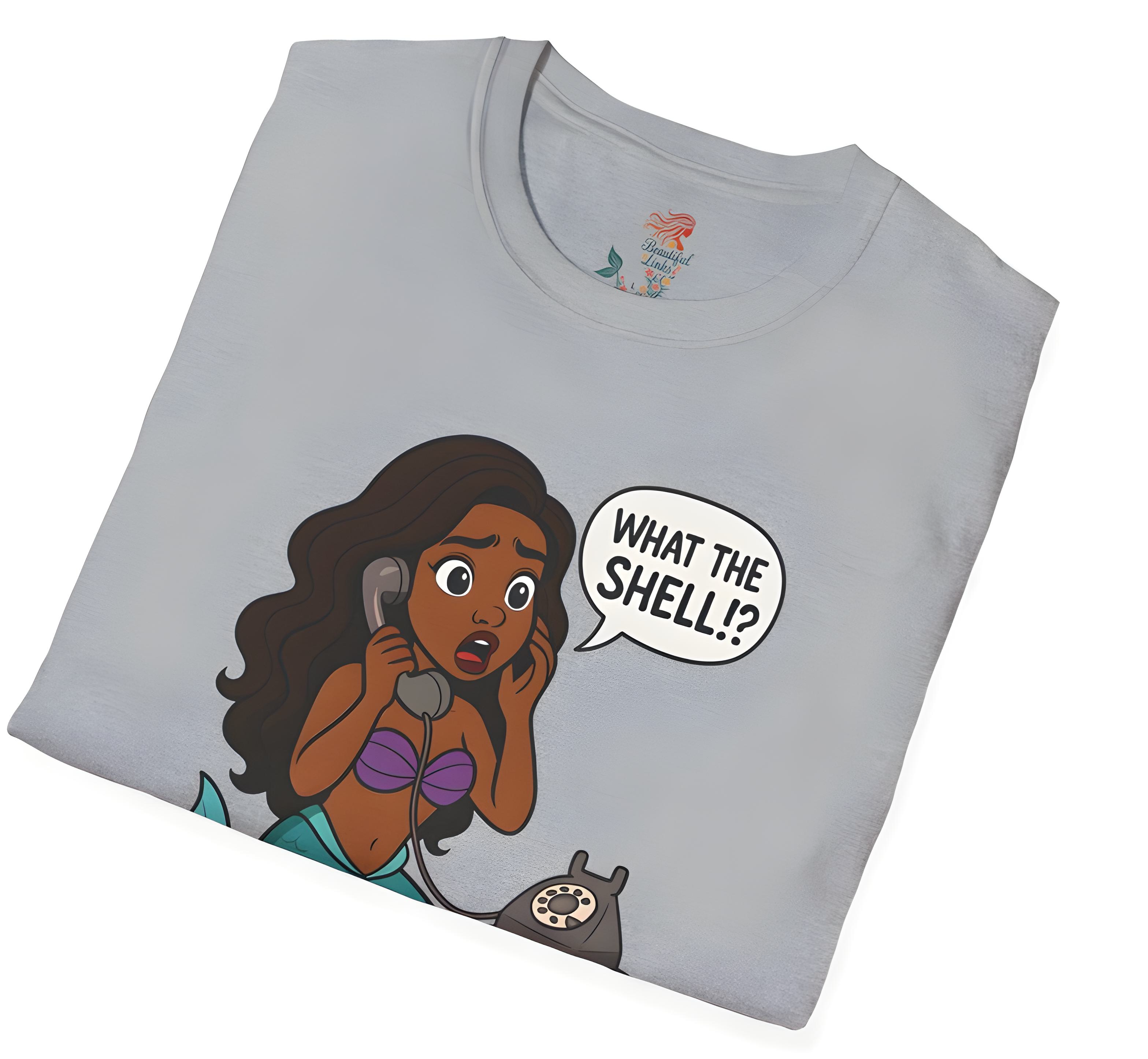 Mermaid Humor T-Shirt, Fun Graphic Tee, Summer Outfit, Gift for Sea Lovers, Coastal Vibes, Cute Casual Wear product thumbnail image Mermaid Humor T-Shirt, Fun Graphic Tee, Summer Outfit, Gift for Sea Lovers, Coastal Vibes, Cute Casual Wear product thumbnail image