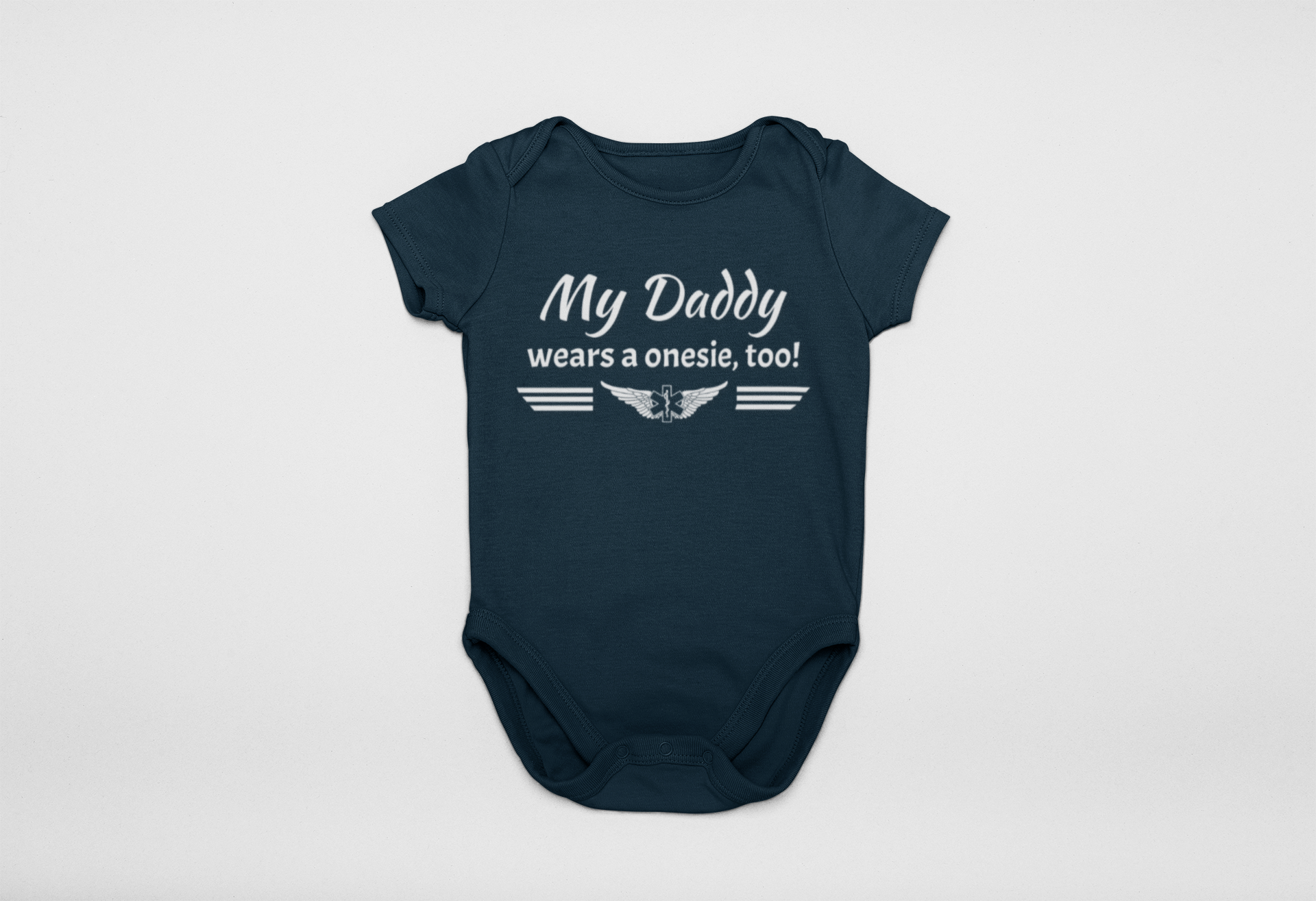 Daddy Wears A Onesie, Too Infant Bodysuit product thumbnail image