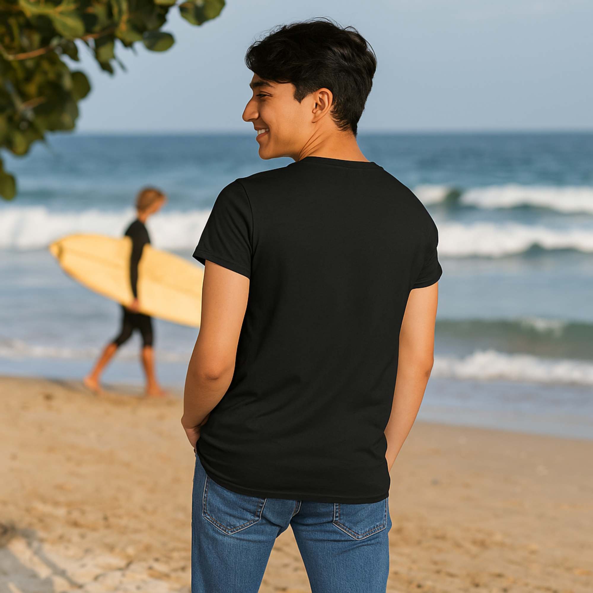 Tropical Surfing Life Tee, Unisex Heavy Cotton T-Shirt for Beach Lovers, Summer Fashion, Gifts for Surfers, Vacation Wear product thumbnail image Tropical Surfing Life Tee, Unisex Heavy Cotton T-Shirt for Beach Lovers, Summer Fashion, Gifts for Surfers, Vacation Wear product thumbnail image