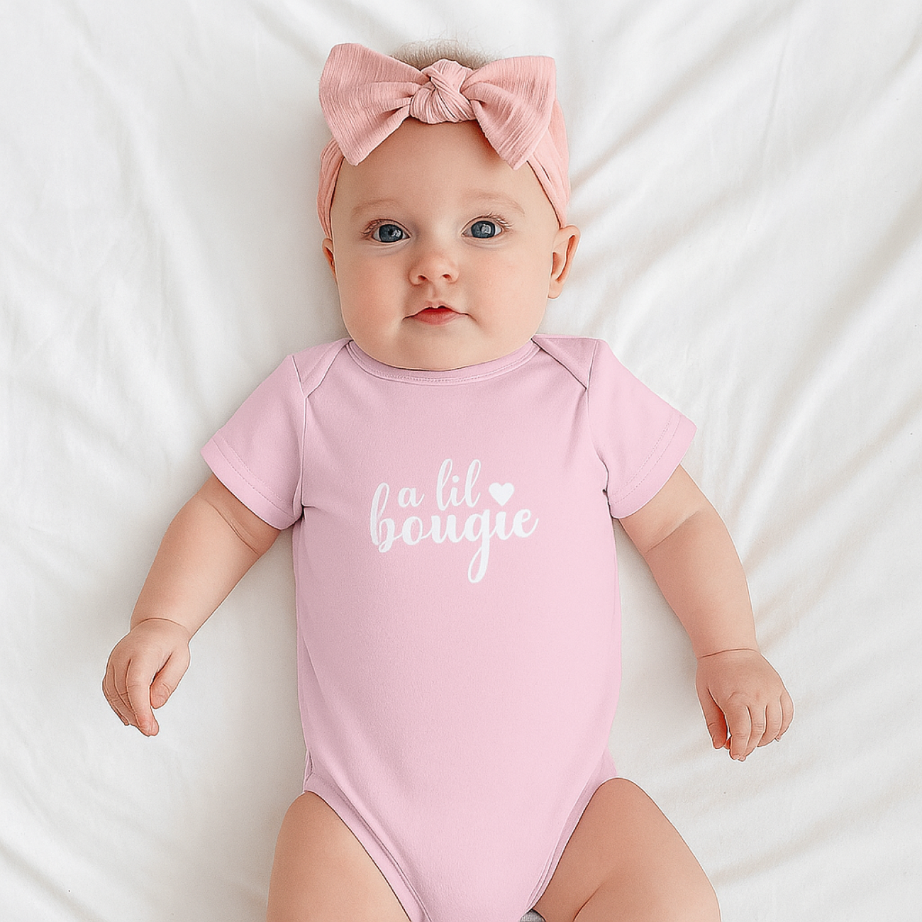 Personalized “A Lil Bougie” Baby Onesie  Soft Life Baby Outfit | Spoiled Newborn Gift | Cute Infant Bodysuit for Girls