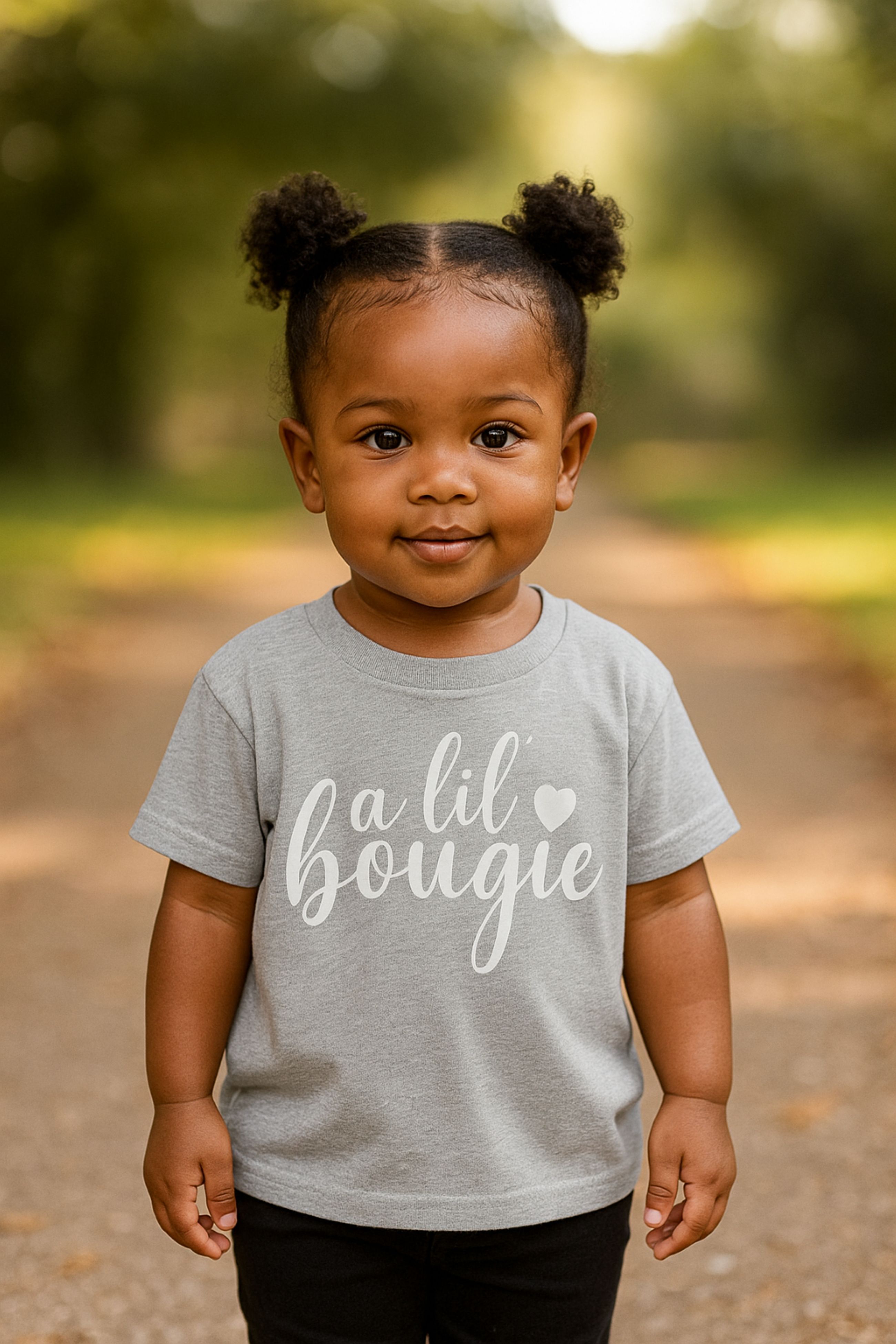 Toddler T-Shirt: A Lil Bougie, Cute Kids Wear, Toddler Fashion, Baby Shower Gift, Playdate Outfit, Birthday Gift