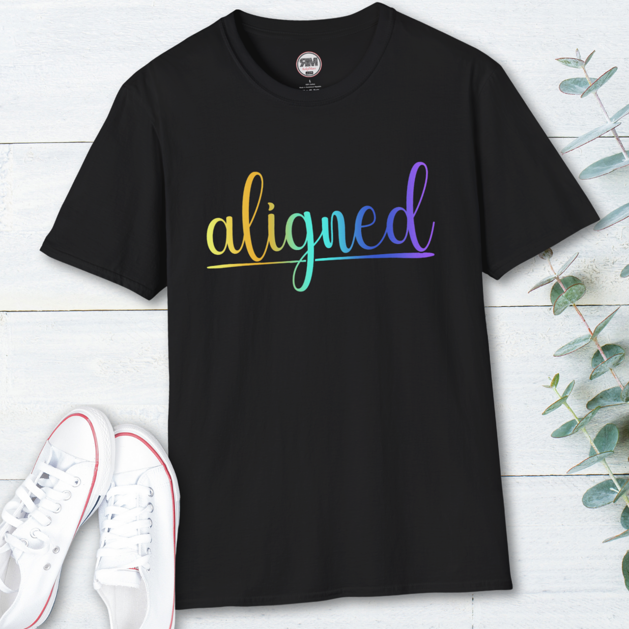 Aligned Ombre Unisex Tee