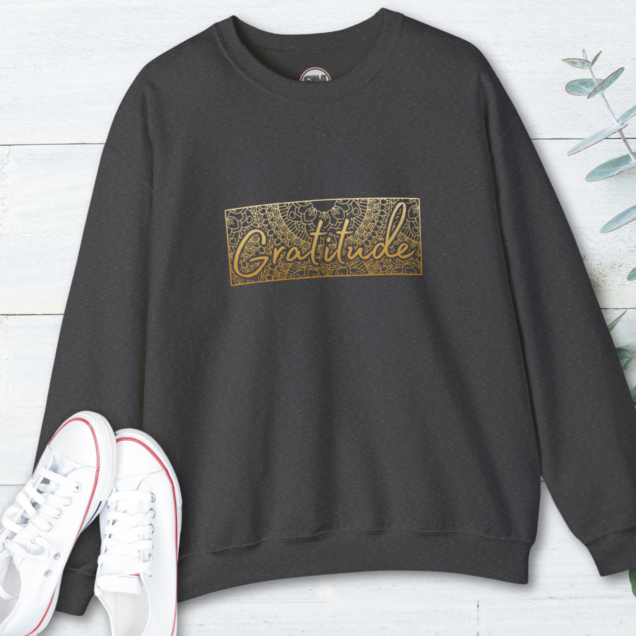 Gratitude Mandala Unisex Sweatshirt product thumbnail image