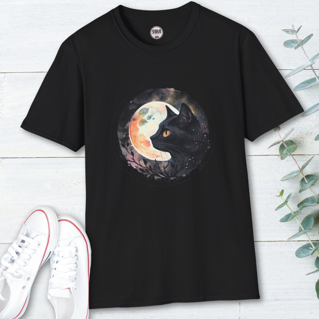 Witchy Black Cat Unisex Tee