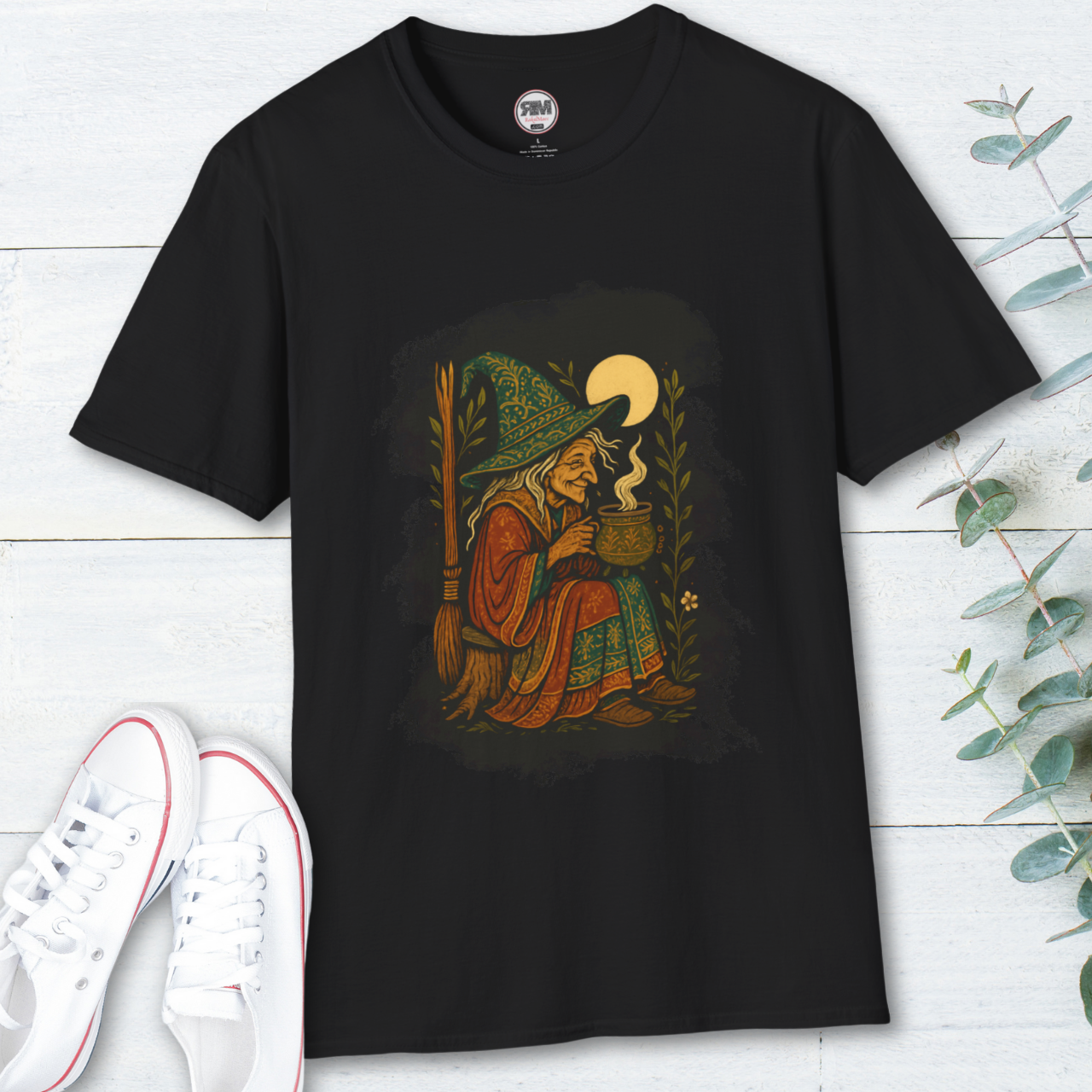 Witchy Coffee Unisex Tee product thumbnail image