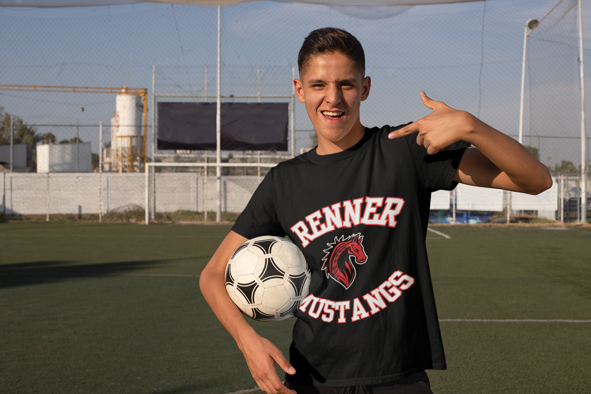 Renner Mustangs Unisex T-Shirt for Middle School and Sports product thumbnail image Renner Mustangs Unisex T-Shirt for Middle School and Sports product thumbnail image