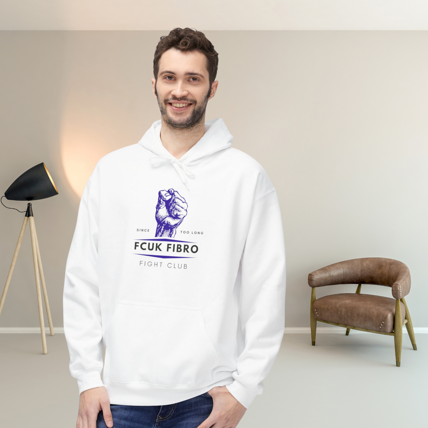 Fcuk Fibro Fight Club - Unisex Hoodie Fitness Apparel Fcuk Fibro Fight Club - Unisex Hoodie Fitness Apparel