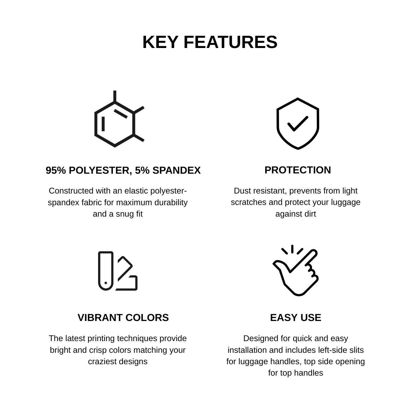 Alhambra Mosaic | Grey Luggage Sleeve product thumbnail image Alhambra Mosaic | Grey Luggage Sleeve product thumbnail image