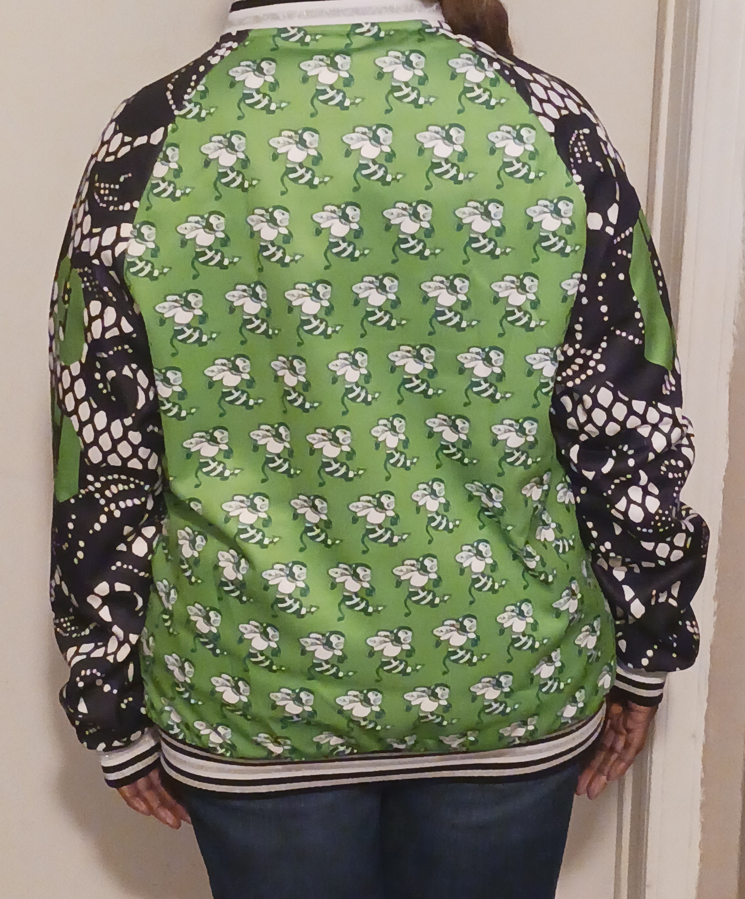 Unisex Varsity Jacket, Stylish Green Jacket, Hornet Spirit Wear, College Apparel, Sporty Gift for Students, Team Pride product thumbnail image Unisex Varsity Jacket, Stylish Green Jacket, Hornet Spirit Wear, College Apparel, Sporty Gift for Students, Team Pride product thumbnail image