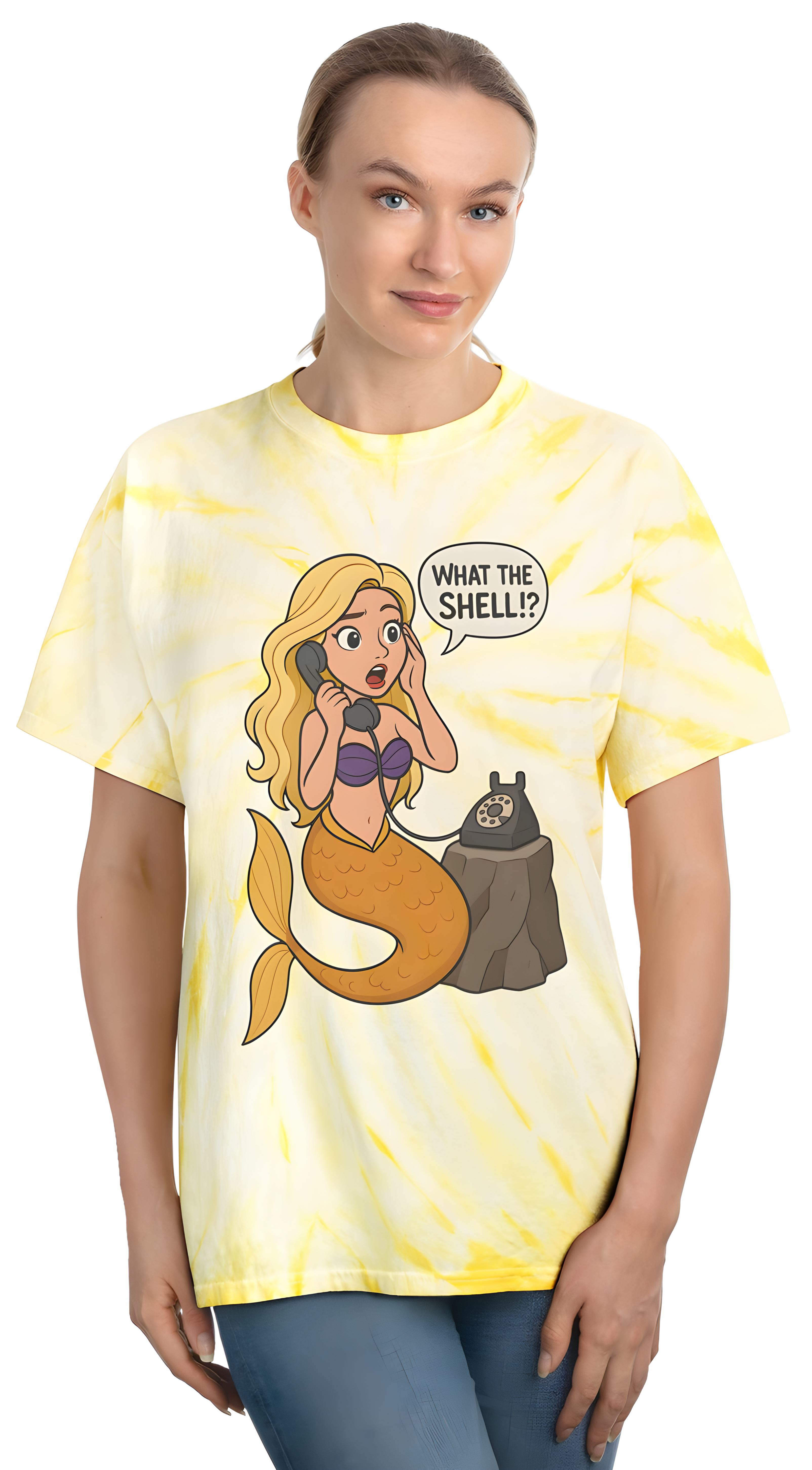 Mermaid Tie-Dye Tee, Summer Vibes, Graphic Tee, Beachwear, Fun Gift, Casual Style, Everyday Wear, Vacation Essential product thumbnail image Mermaid Tie-Dye Tee, Summer Vibes, Graphic Tee, Beachwear, Fun Gift, Casual Style, Everyday Wear, Vacation Essential product thumbnail image