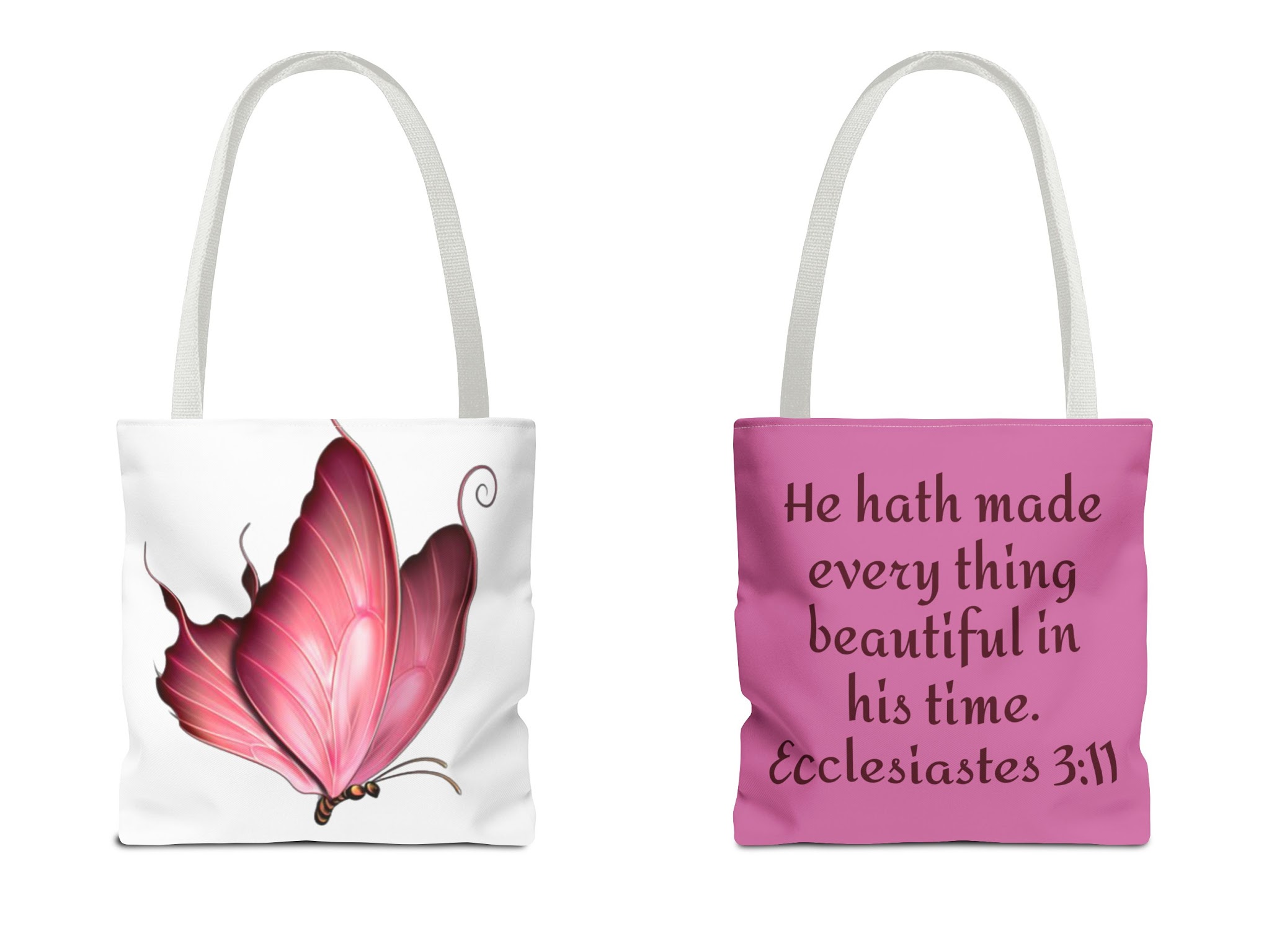 Verses and Virtue Tote with Bible Verse (AOP)