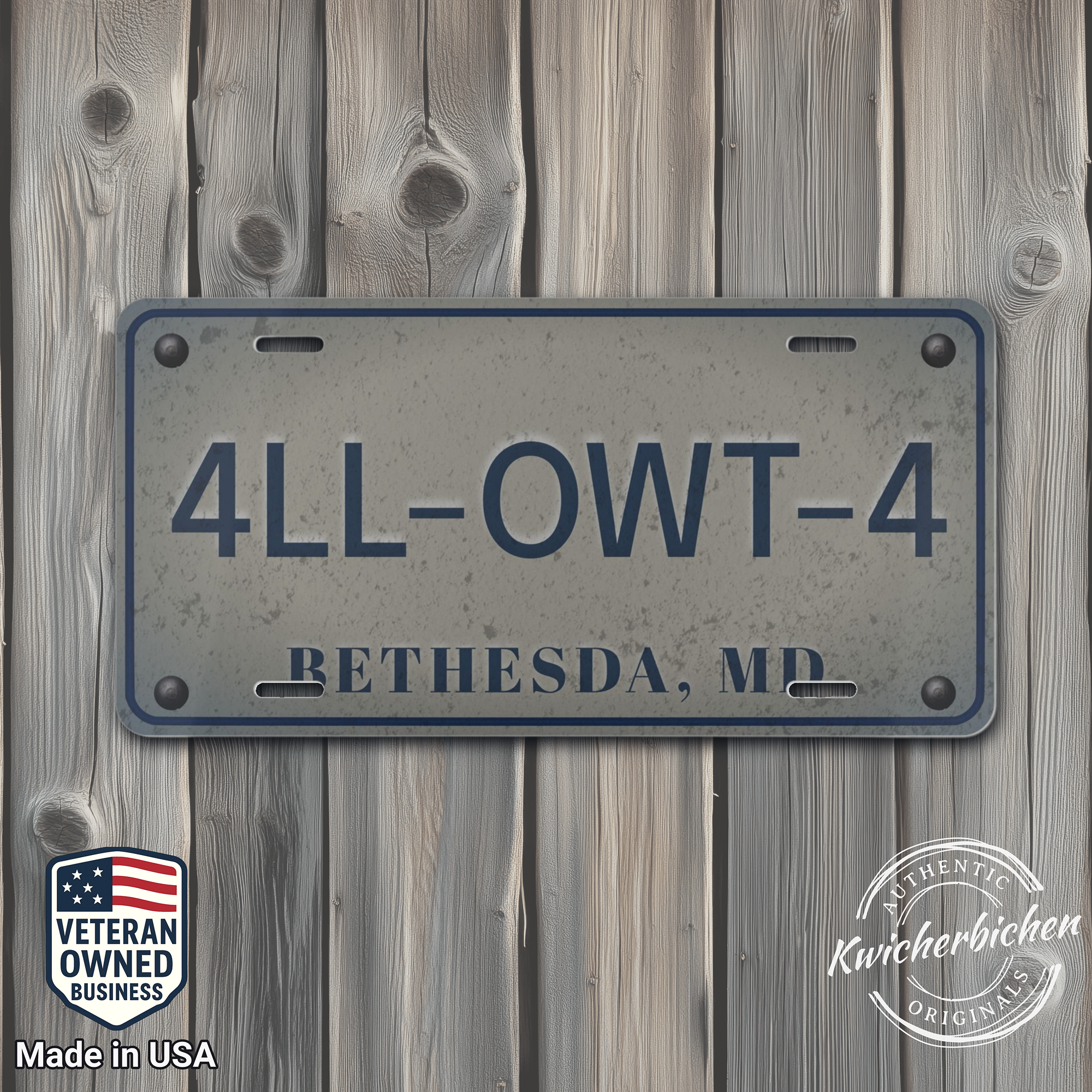 Bethesda Maryland License Plate