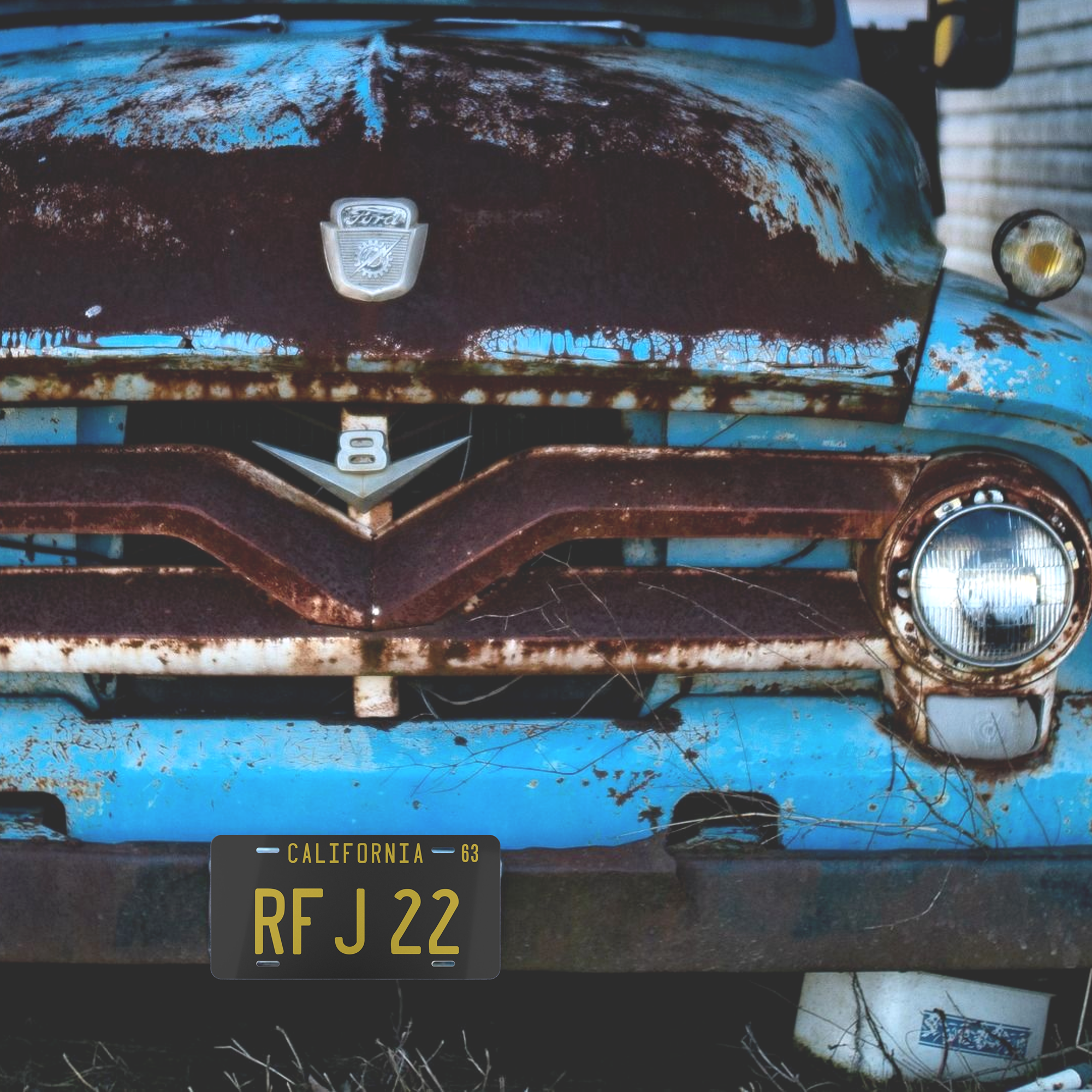 California RF J 22 License Plate product thumbnail image