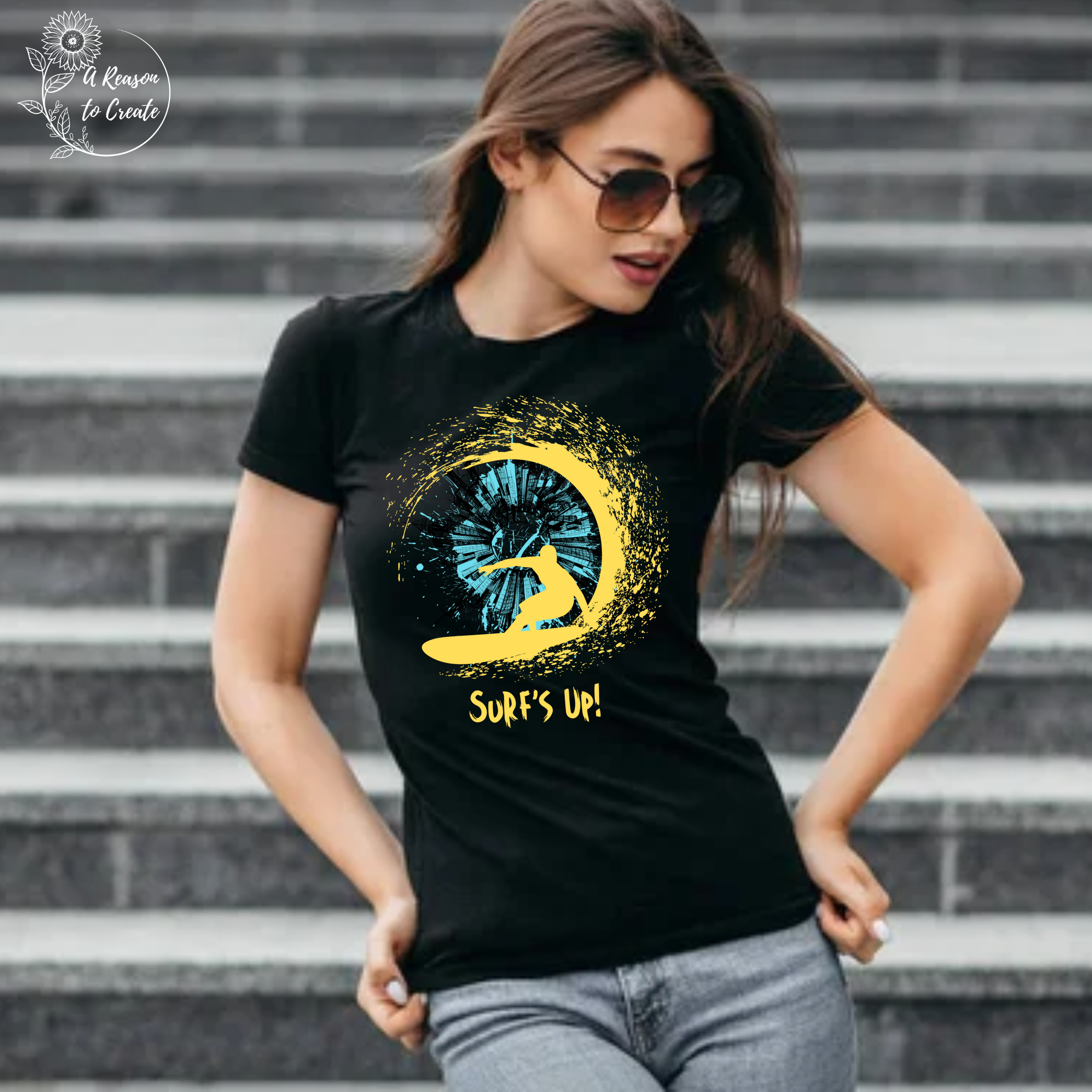 Surf's Up Unisex Softstyle T-Shirt, Beach Lover Gift, Summer Wear, Surfing Apparel, Vacation Outfit, Casual Everyday Tee product thumbnail image