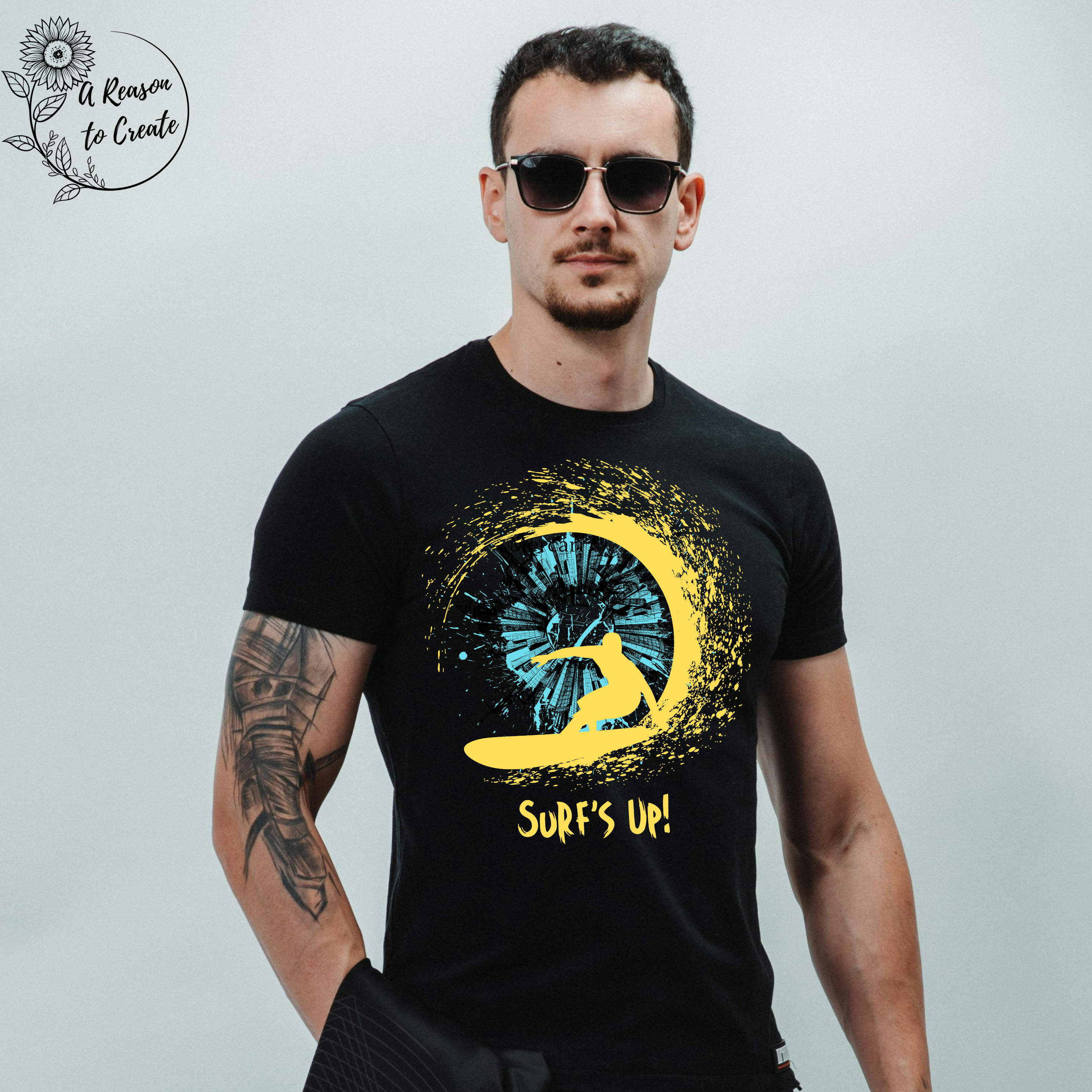 Surf's Up Unisex Softstyle T-Shirt, Beach Lover Gift, Summer Wear, Surfing Apparel, Vacation Outfit, Casual Everyday Tee product thumbnail image