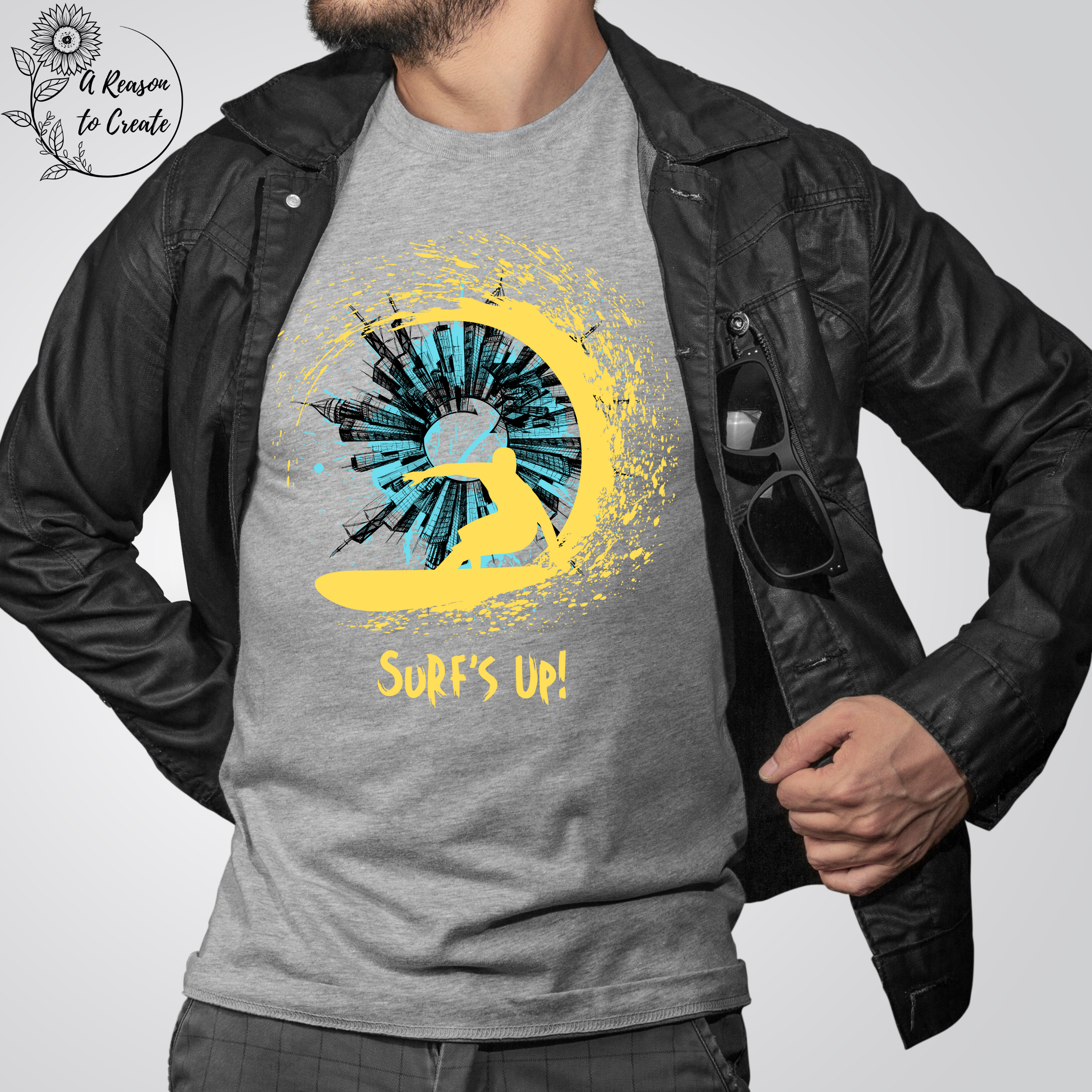 Surf's Up Unisex Softstyle T-Shirt, Beach Lover Gift, Summer Wear, Surfing Apparel, Vacation Outfit, Casual Everyday Tee product thumbnail image
