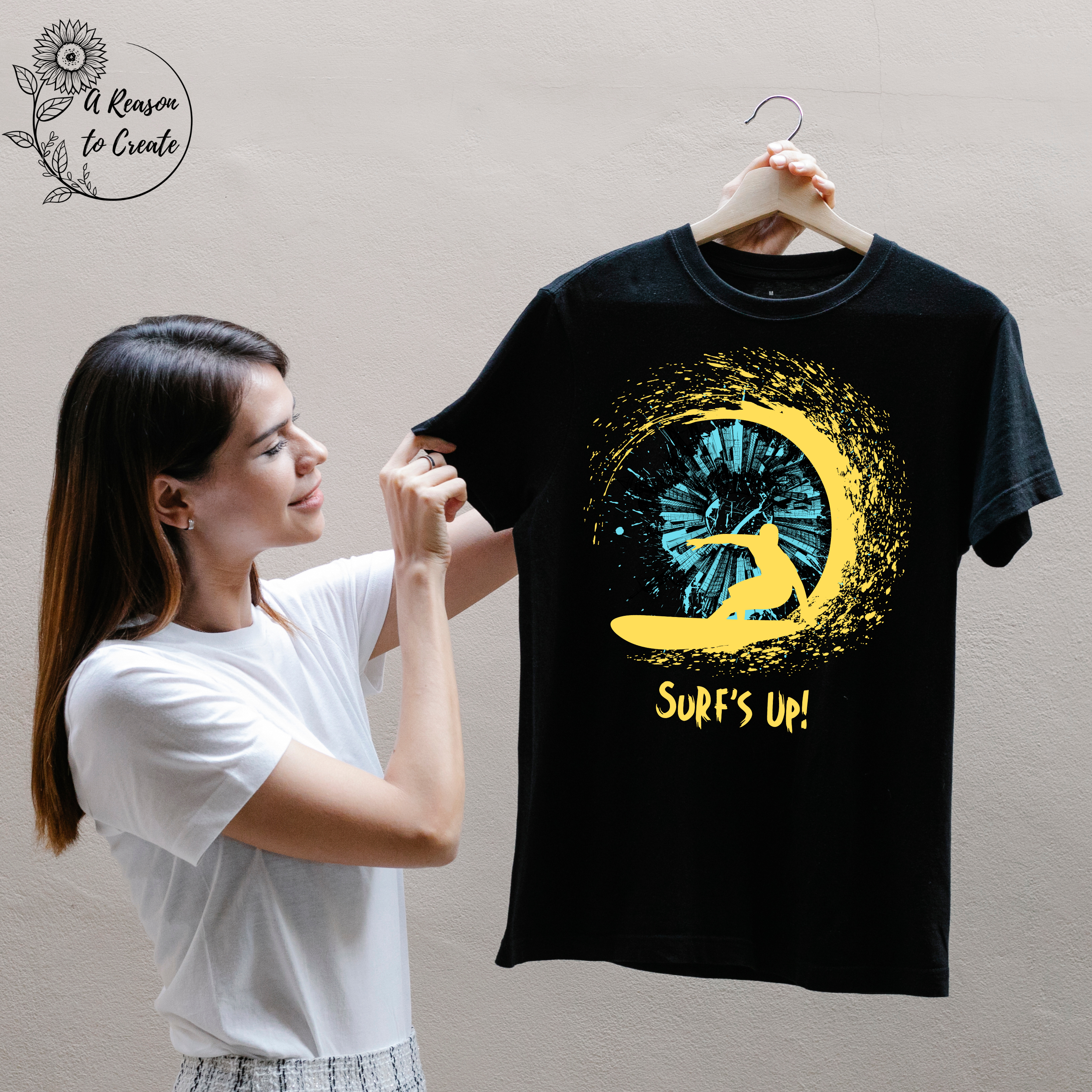 Surf's Up Unisex Softstyle T-Shirt, Beach Lover Gift, Summer Wear, Surfing Apparel, Vacation Outfit, Casual Everyday Tee product thumbnail image