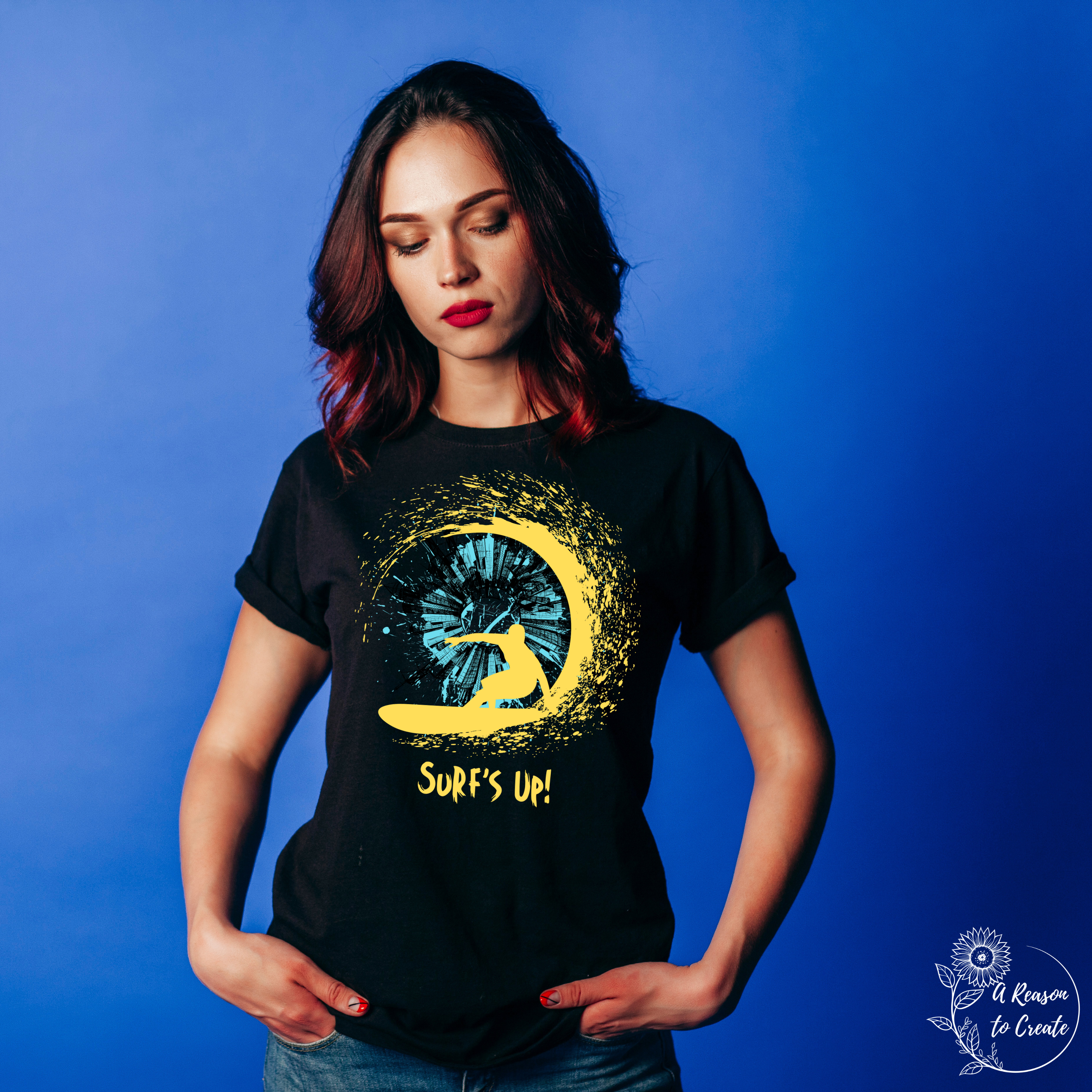 Surf's Up Unisex Softstyle T-Shirt, Beach Lover Gift, Summer Wear, Surfing Apparel, Vacation Outfit, Casual Everyday Tee product thumbnail image