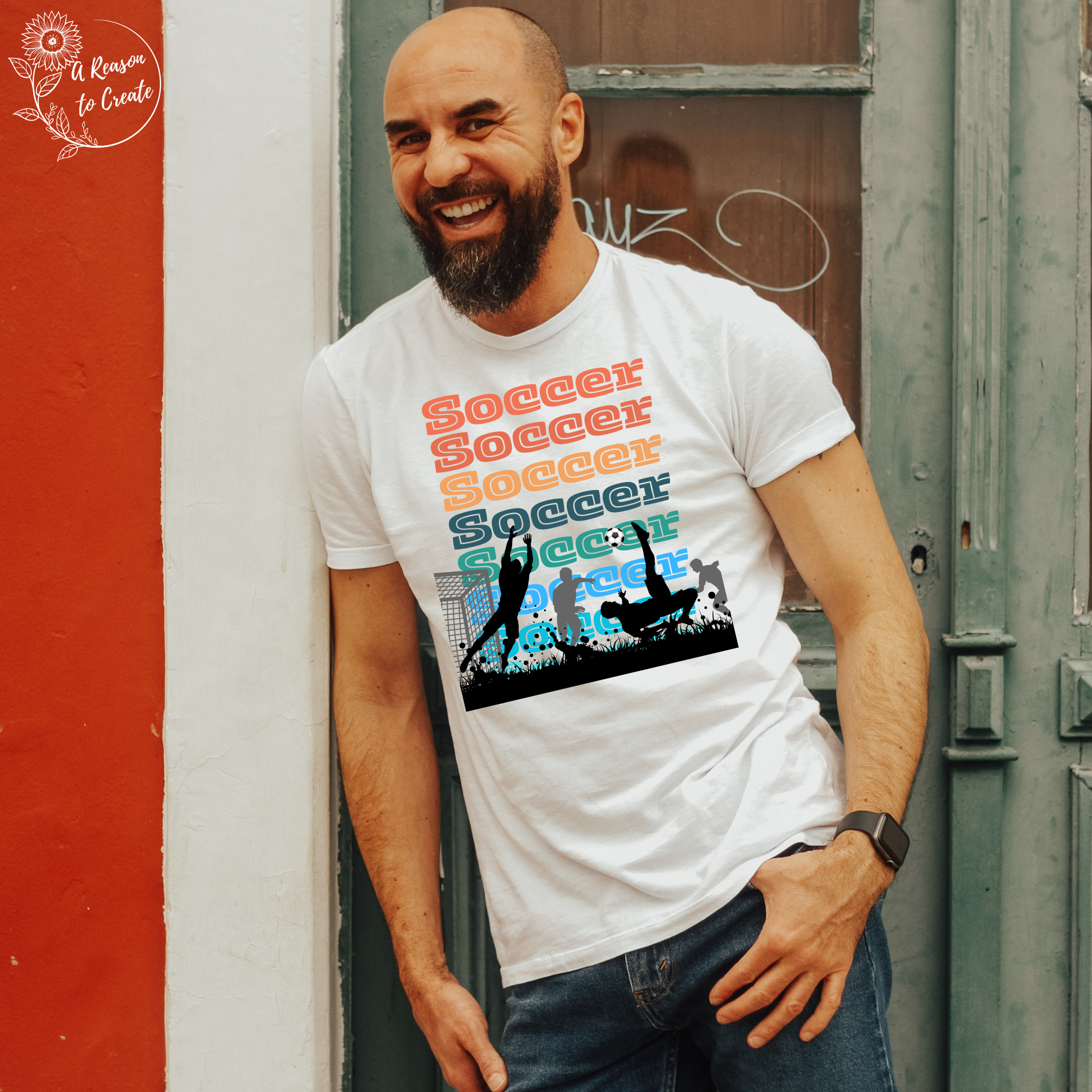 Retro Soccer Unisex T-Shirt | Perfect for Sports Fans, Gifts, Summer Outfits, Team Spirit, Casual Wear product thumbnail image