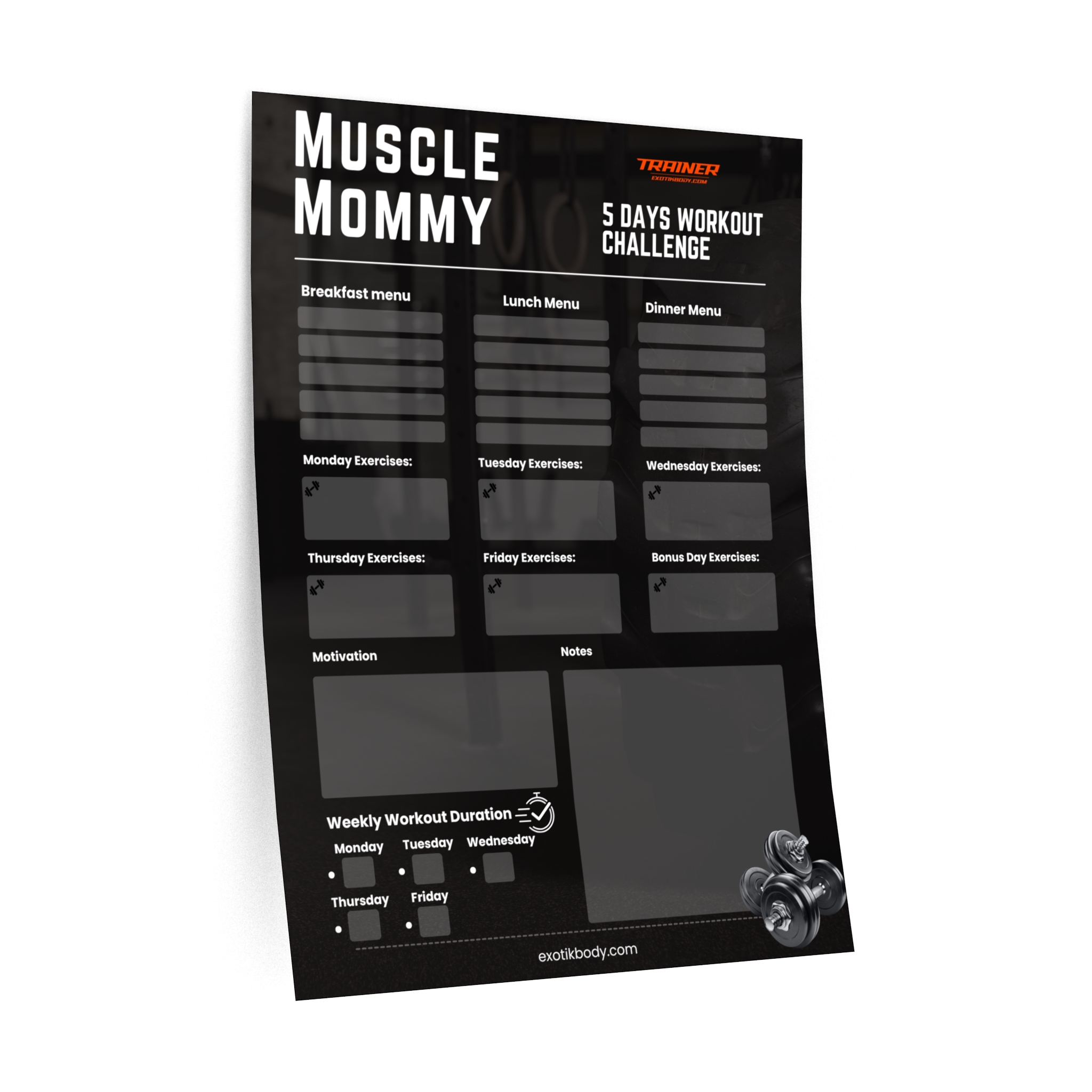 Muscle Mommy Planner product thumbnail image Muscle Mommy Planner product thumbnail image