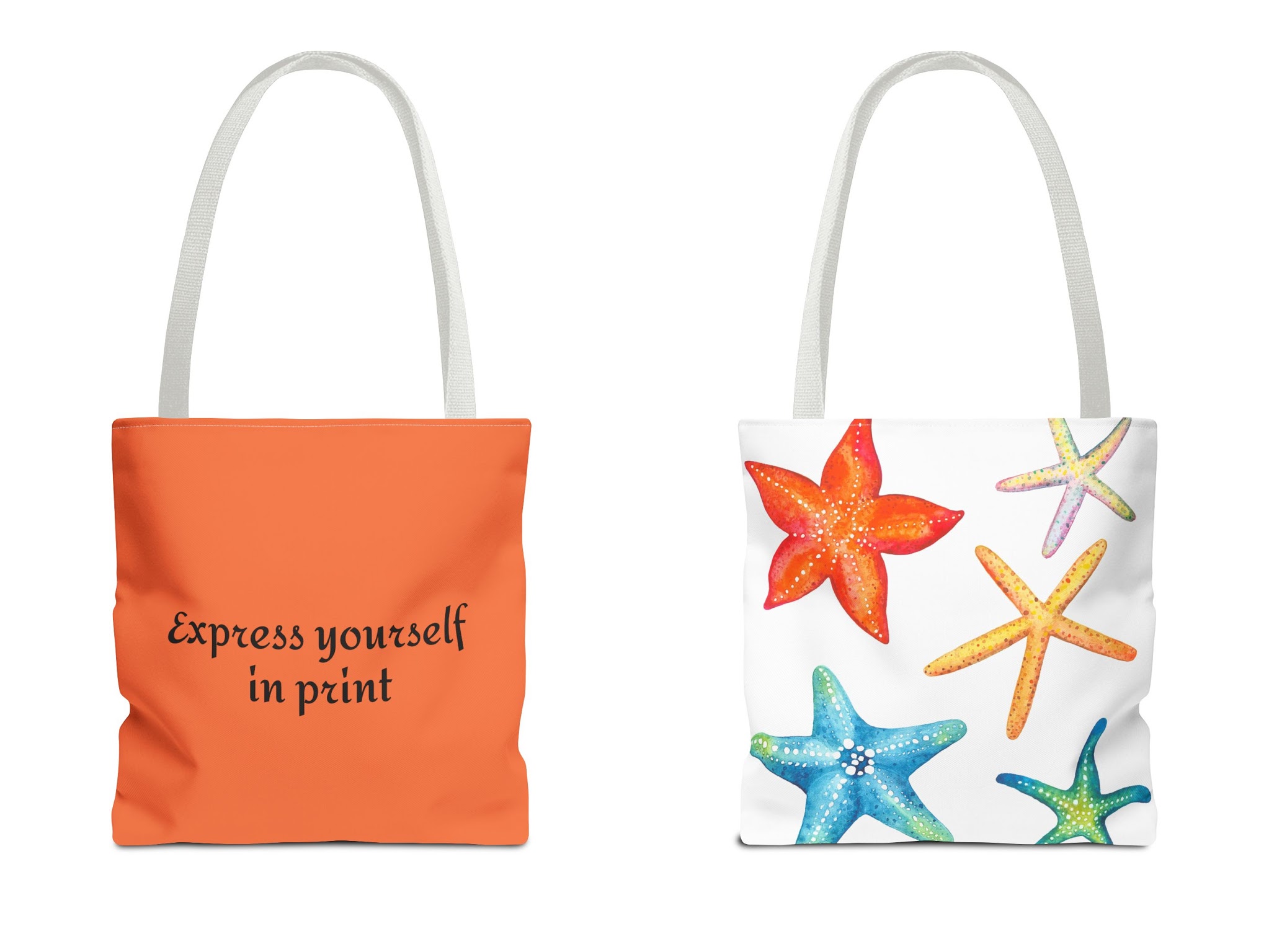 Personalizable Tote Bag (AOP), Star Fish product thumbnail image