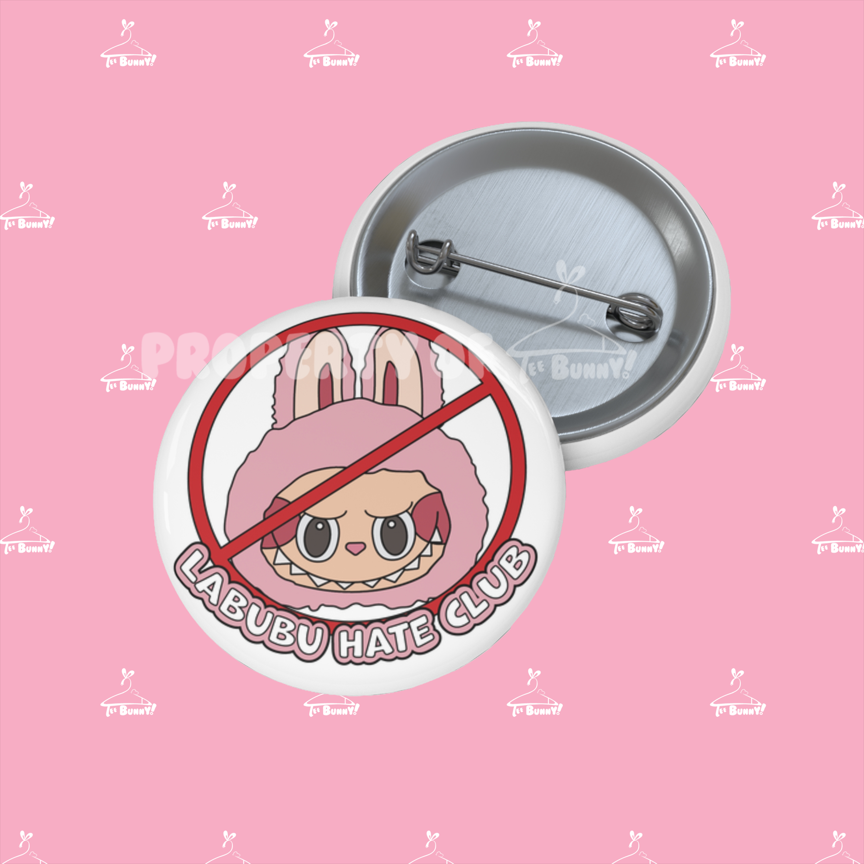 Anti-Consumerism "Monster Hate Club" Pin