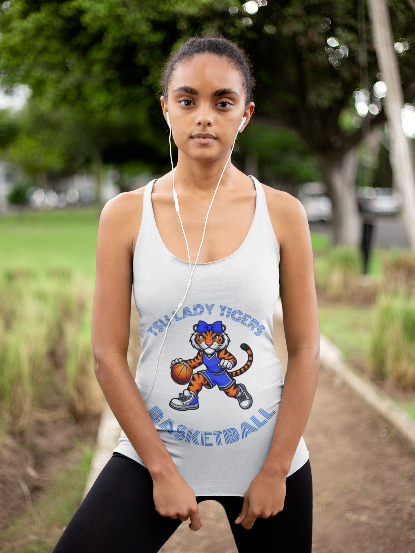 Lady Tigers Basketball Animation Racerback Tank - Sporty Women's Tee for Fitness, Beach, Team Events, Gym Wear, Workout Gear product thumbnail image Lady Tigers Basketball Animation Racerback Tank - Sporty Women's Tee for Fitness, Beach, Team Events, Gym Wear, Workout Gear product thumbnail image