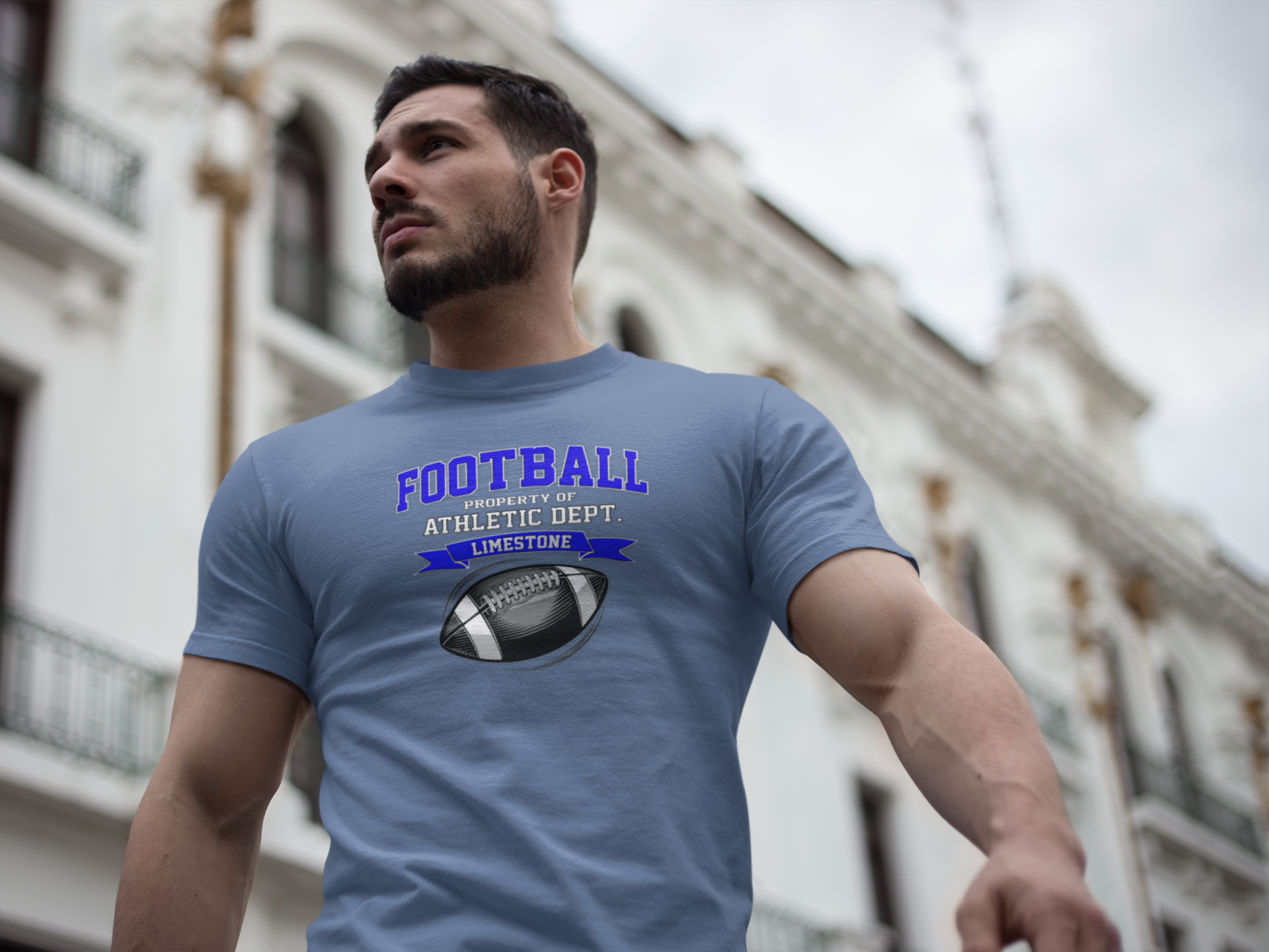 Football T-shirt - Limestone Rockets Design product thumbnail image Football T-shirt - Limestone Rockets Design product thumbnail image