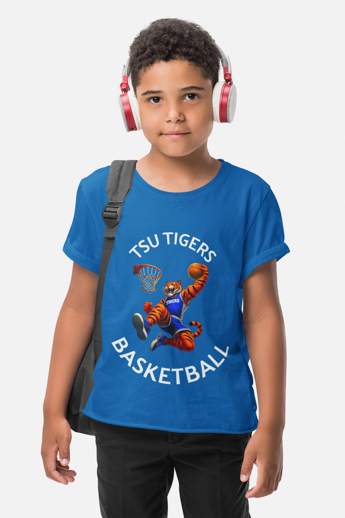 TSU Tigers Basketball T-Shirt, Cute Kids Sports Tee, Youth Basketball Apparel, Birthday Gift for Little Athletes, Sports Team Merch product thumbnail image
