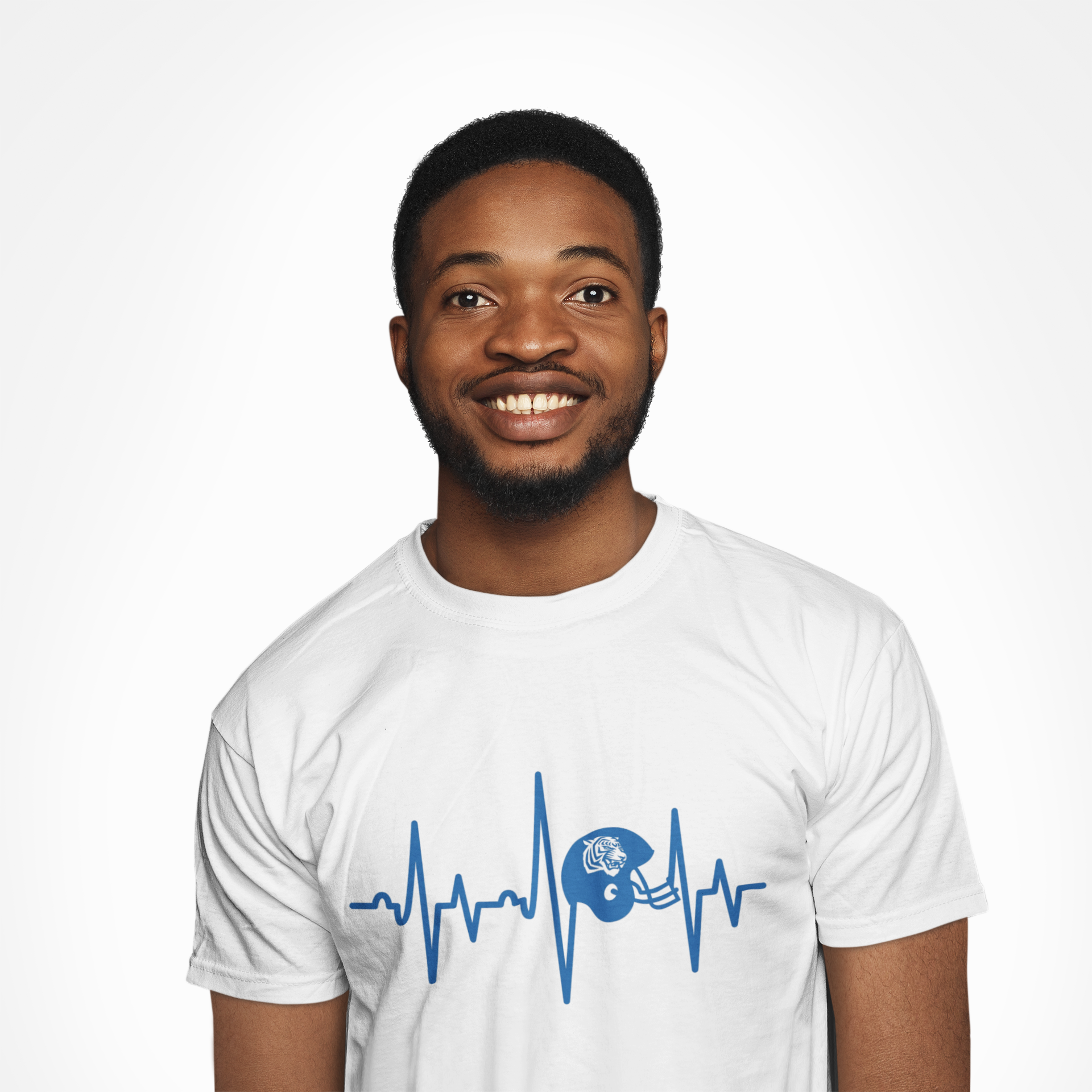 Football Heartbeat T-Shirt