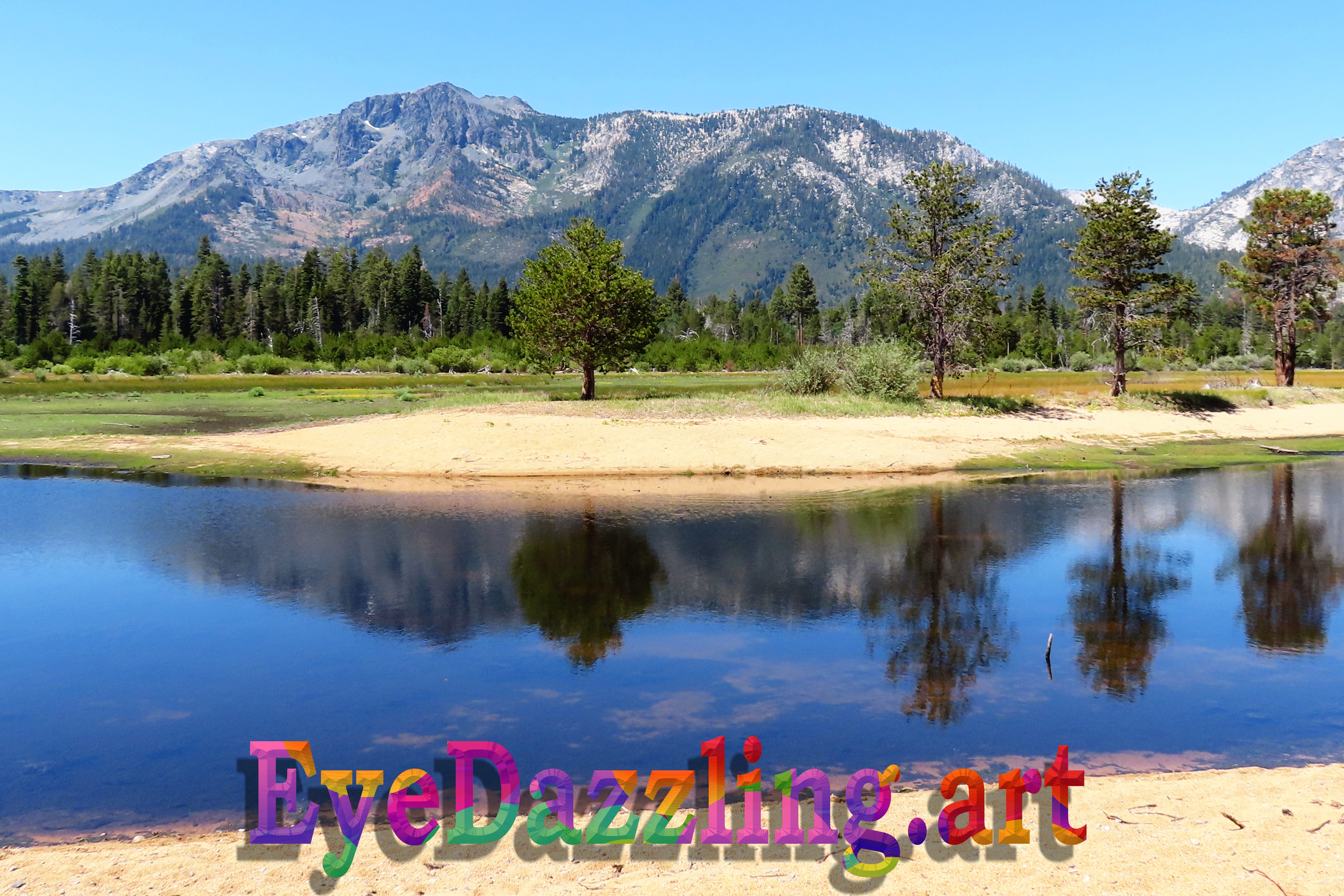 Lake Tahoe Canvas Art Wraps, Nature Home Decor, Wall Art, Gift for Nature Lovers, Scenic Landscape Print, Outdoor Inspiration product thumbnail image