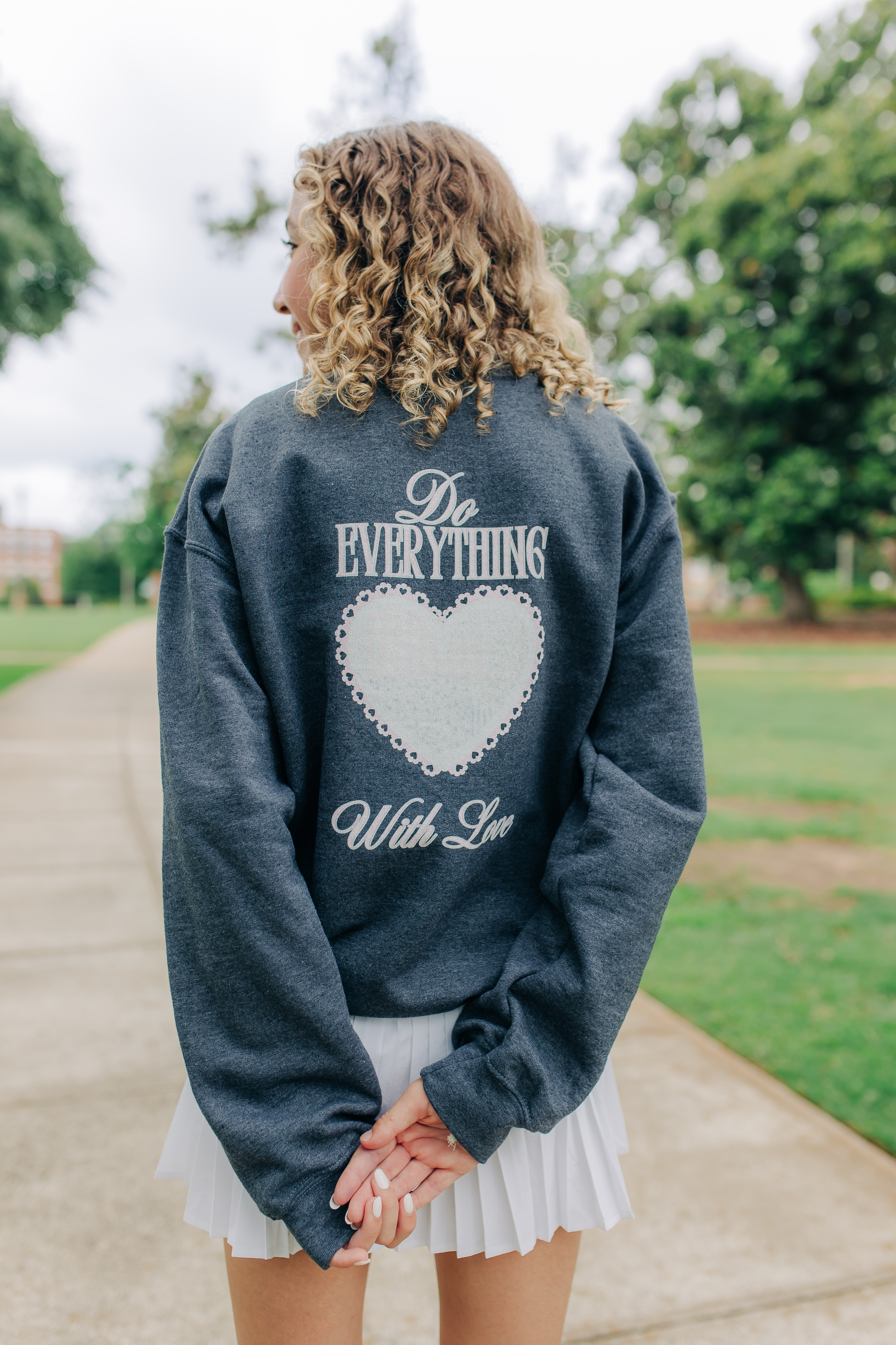 Do Everything With Love Crewneck Sweatshirt product thumbnail image Do Everything With Love Crewneck Sweatshirt product thumbnail image