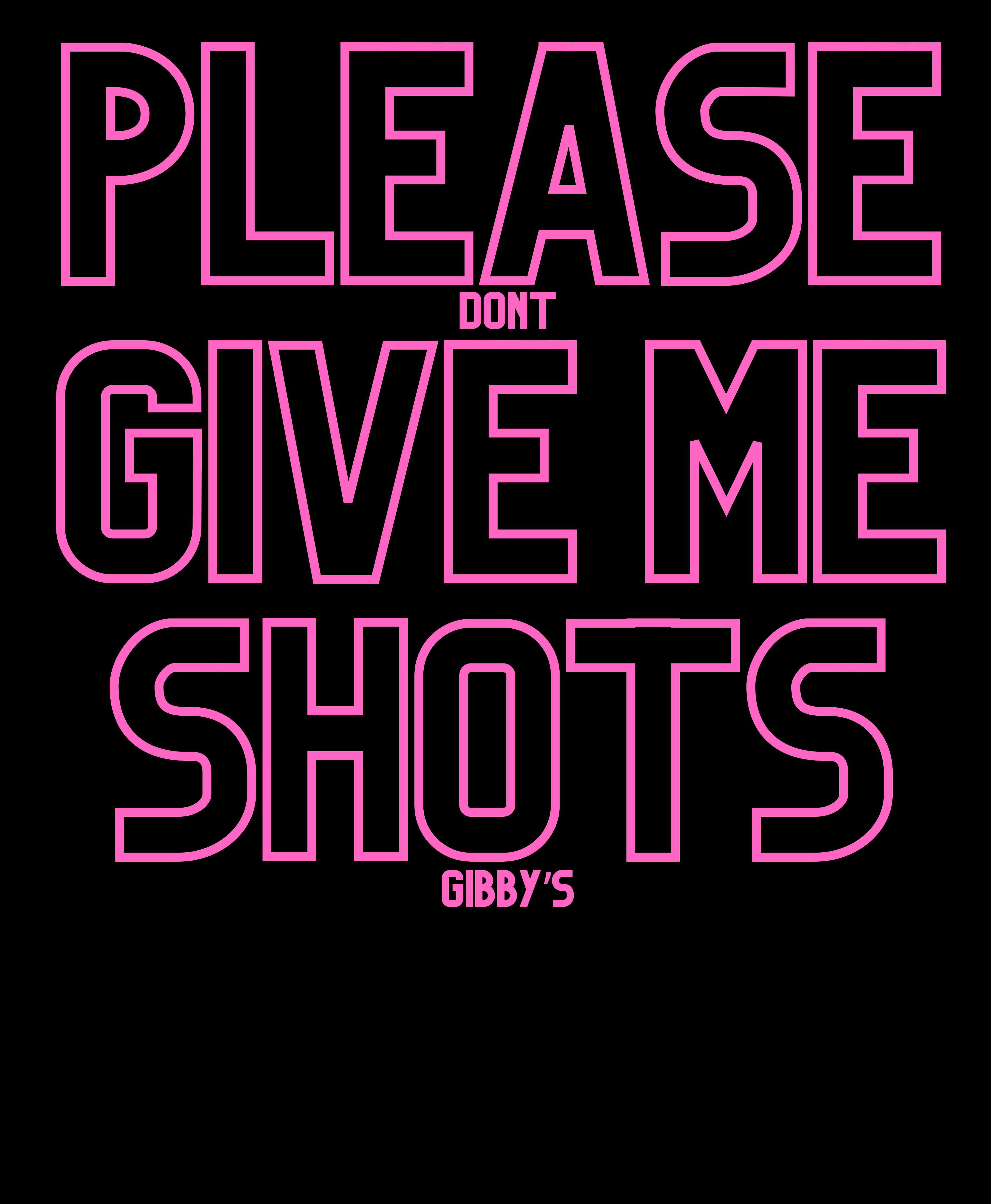 Please don't give me shots - Adult Pink product thumbnail image Please don't give me shots - Adult Pink product thumbnail image