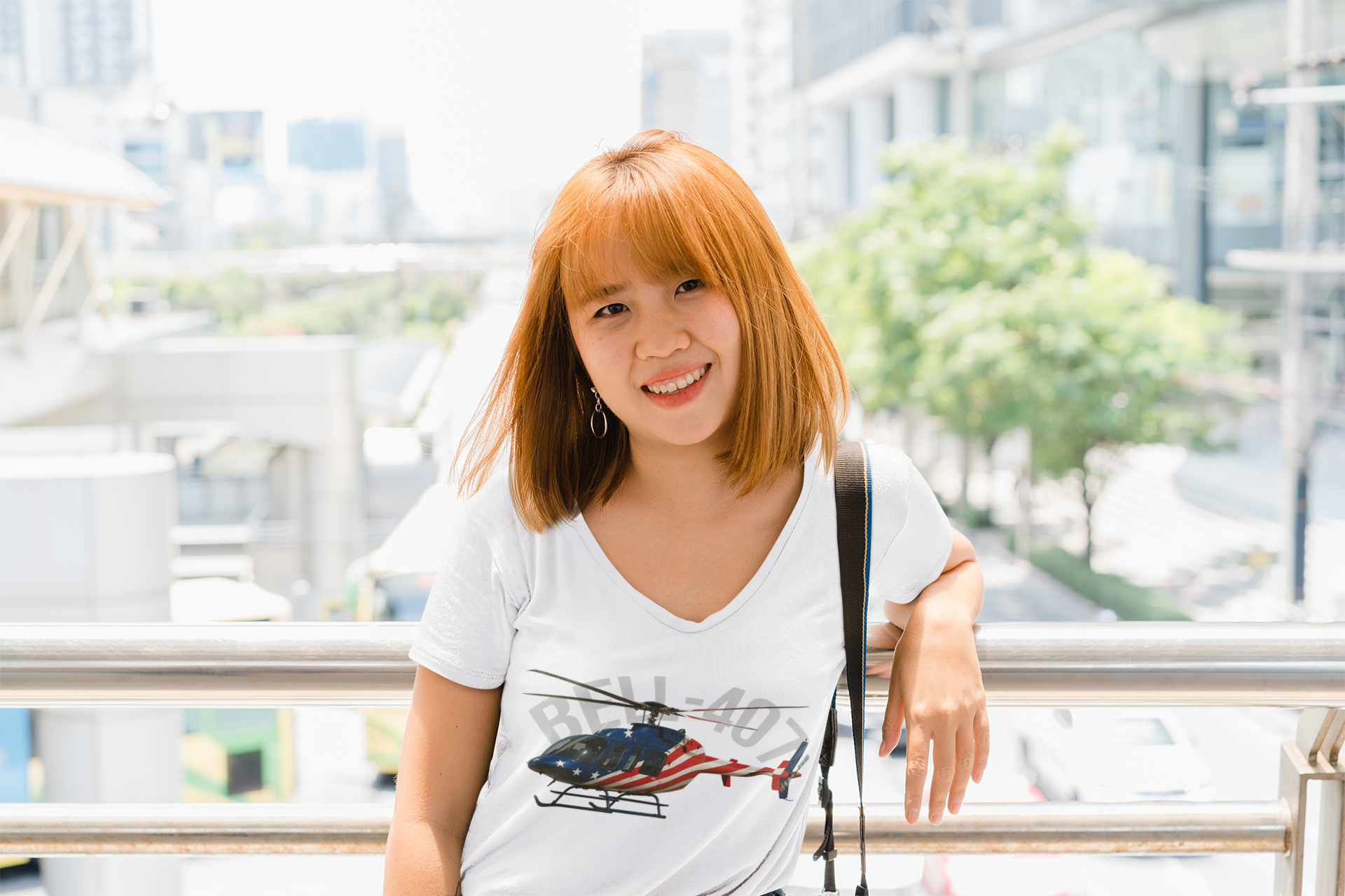 Patriotic Helicopter Tee, Bell-407 Unisex Short Sleeve V-Neck T-Shirt for Veterans, Independence Day Gift, Casual Wear, Fourth of July product thumbnail image Patriotic Helicopter Tee, Bell-407 Unisex Short Sleeve V-Neck T-Shirt for Veterans, Independence Day Gift, Casual Wear, Fourth of July product thumbnail image