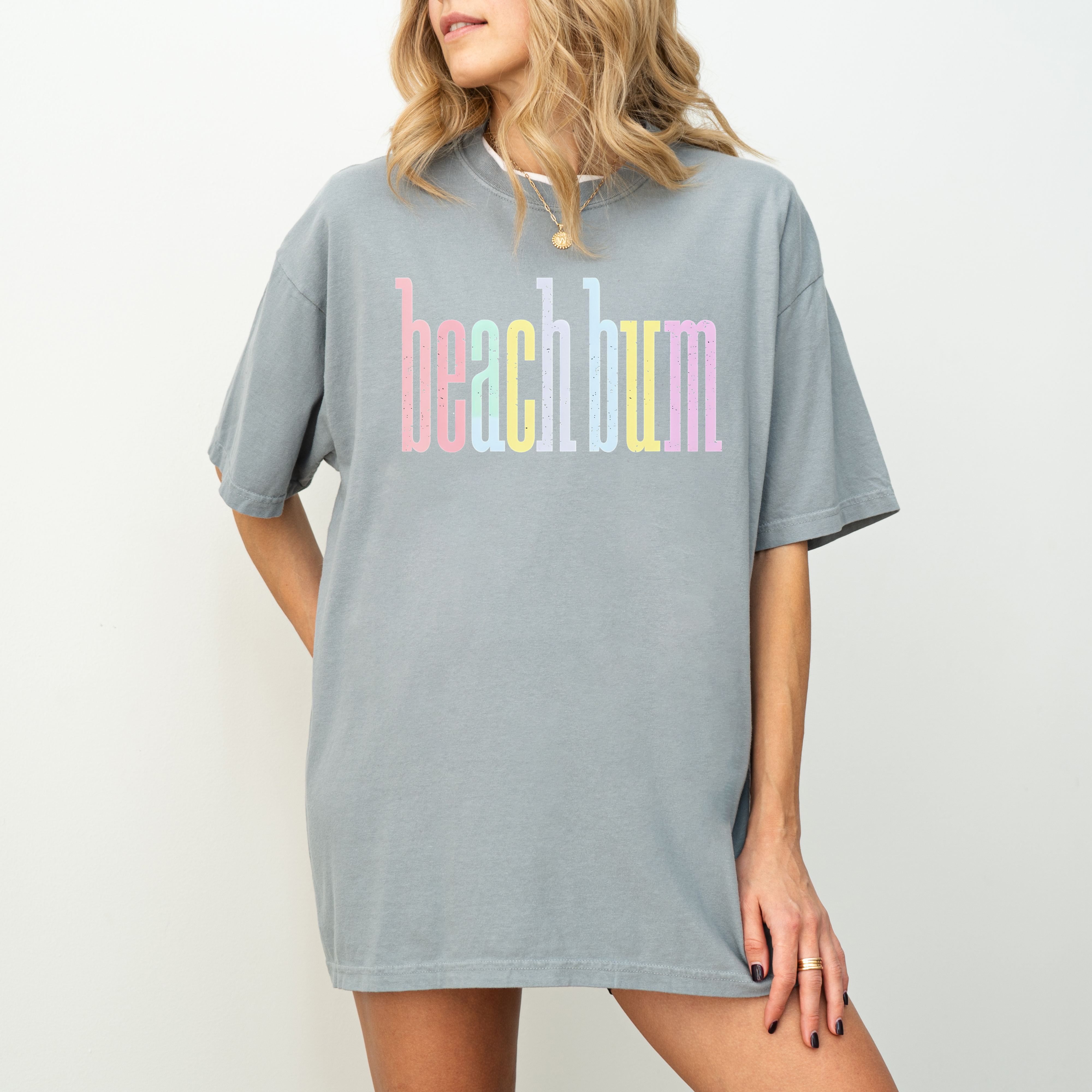 Beach Bum | Retro Pastel T-shirt product thumbnail image Beach Bum | Retro Pastel T-shirt product thumbnail image