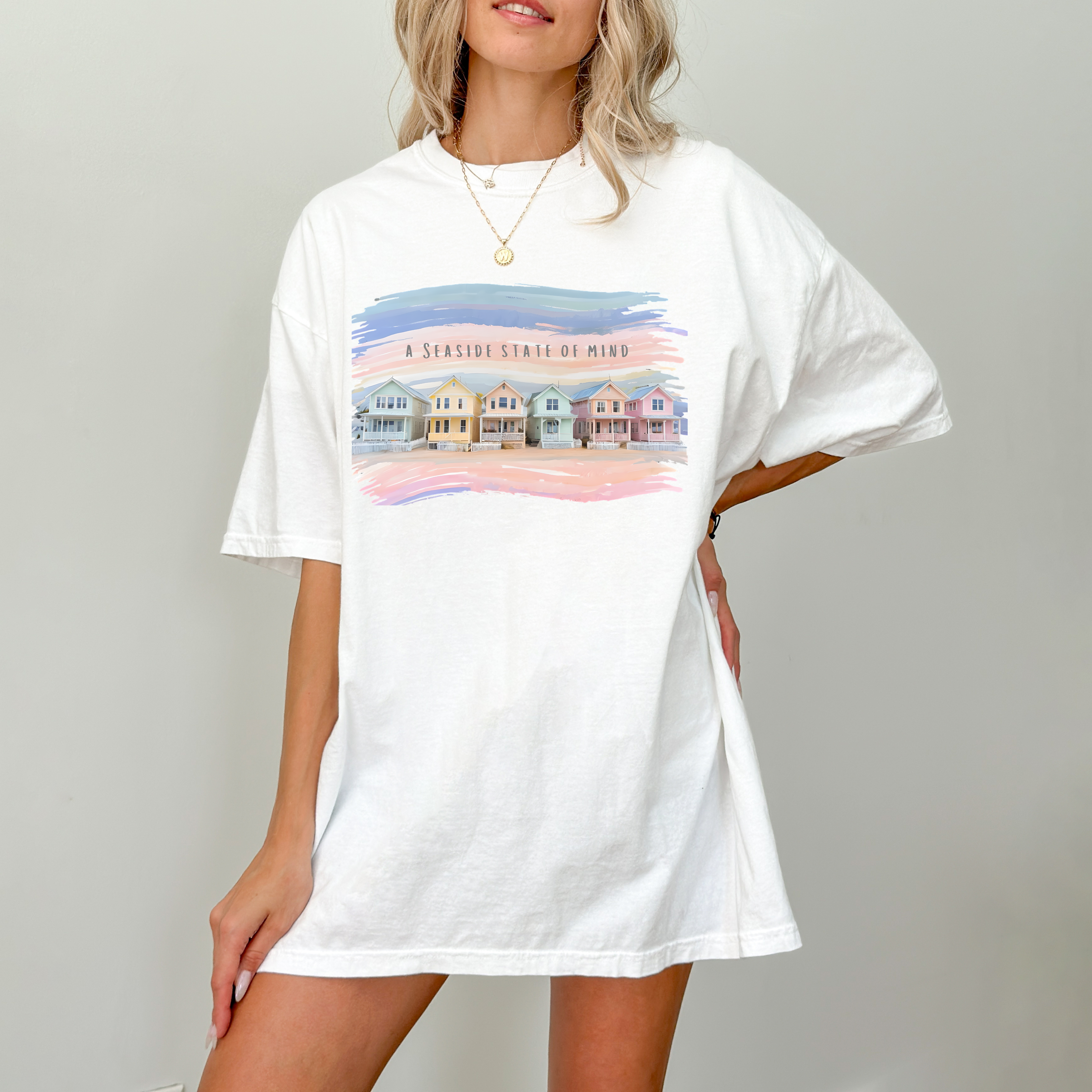 A Seaside State Of Mind | Comfort Colors T-Shirt product thumbnail image A Seaside State Of Mind | Comfort Colors T-Shirt product thumbnail image