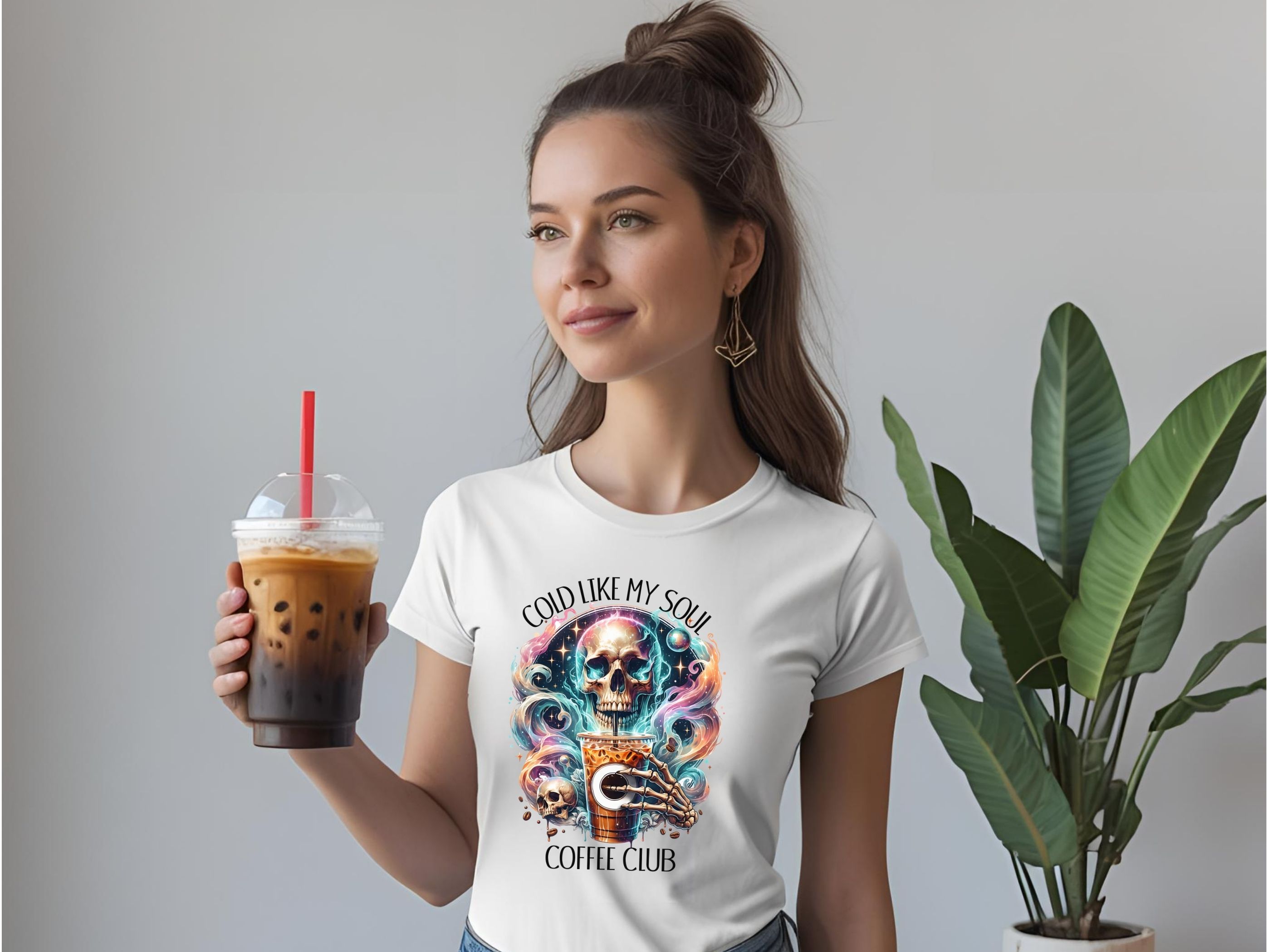 Coffee Club Cold Soul Skull T-Shirt Coffee Club Cold Soul Skull T-Shirt