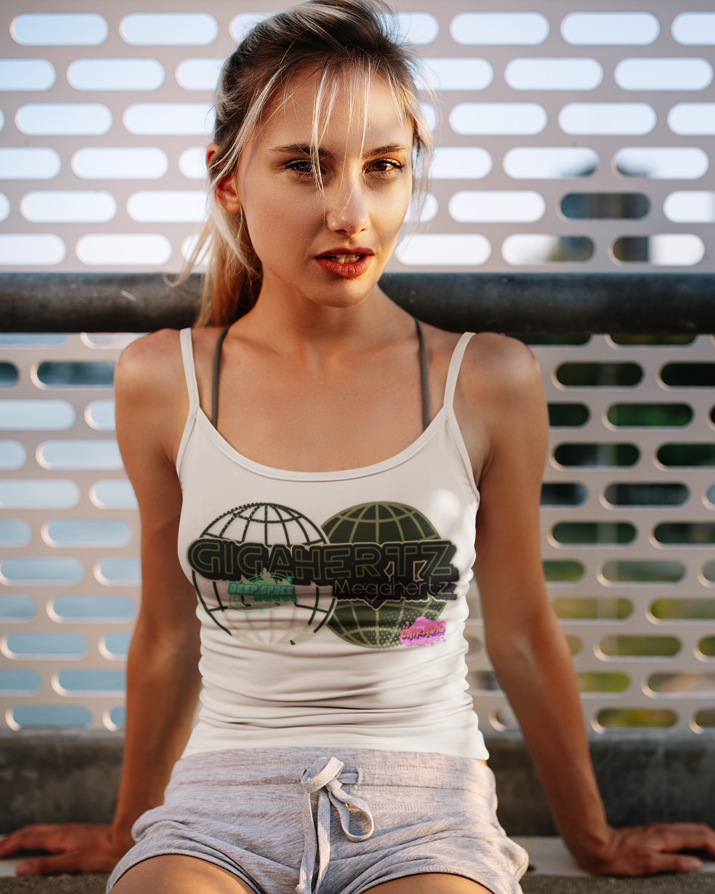 ChiRadioLLC Worldly Vibes Women's Spaghetti Strap Tank Top, Casual Summer Top, Travel Shirt, Gift for Travelers, Festival Wear, Earth Day Apparel product thumbnail image ChiRadioLLC Worldly Vibes Women's Spaghetti Strap Tank Top, Casual Summer Top, Travel Shirt, Gift for Travelers, Festival Wear, Earth Day Apparel product thumbnail image