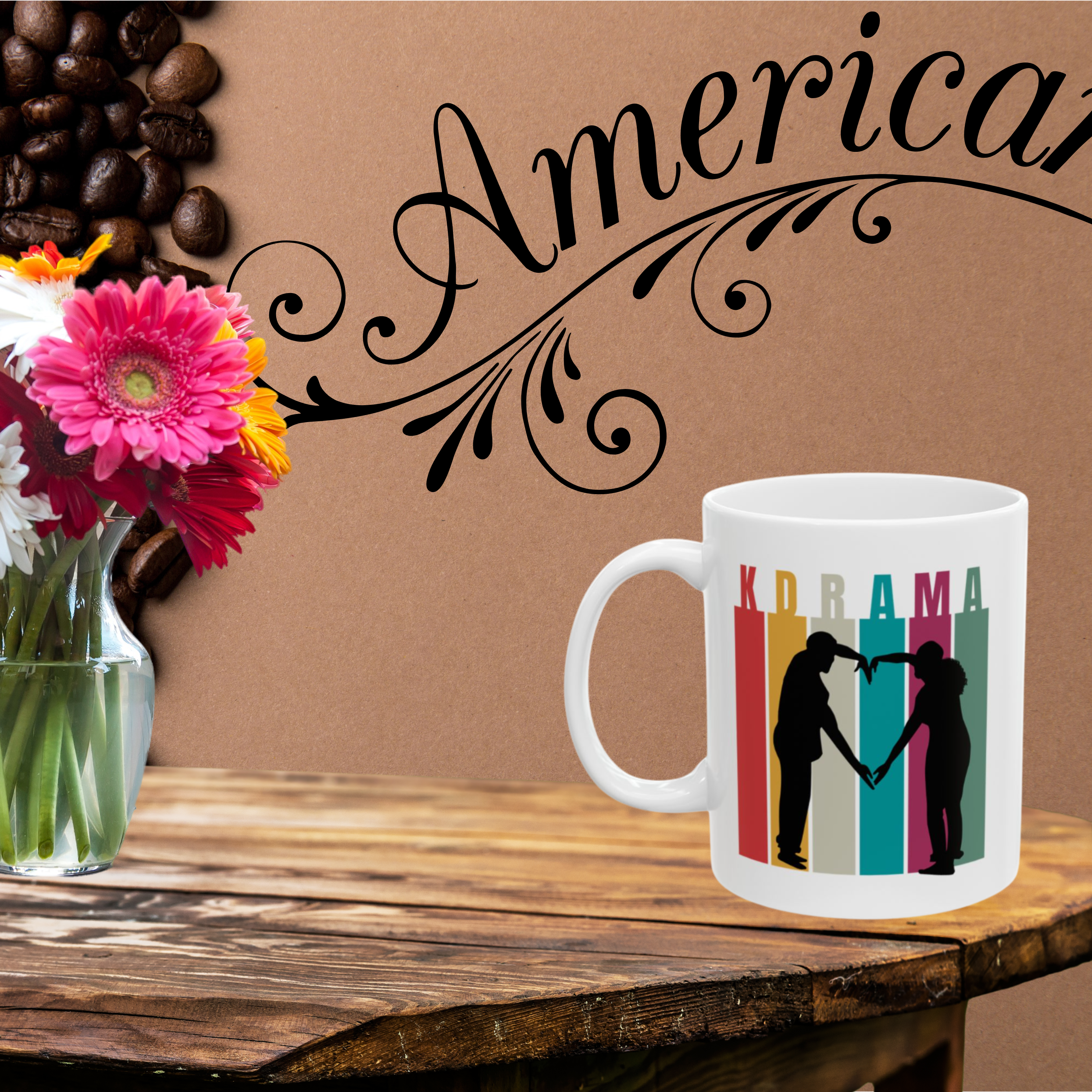 Mug for K-Drama Lovers - Vibrant Coffee Cup, Korean Drama Merchandise product thumbnail image