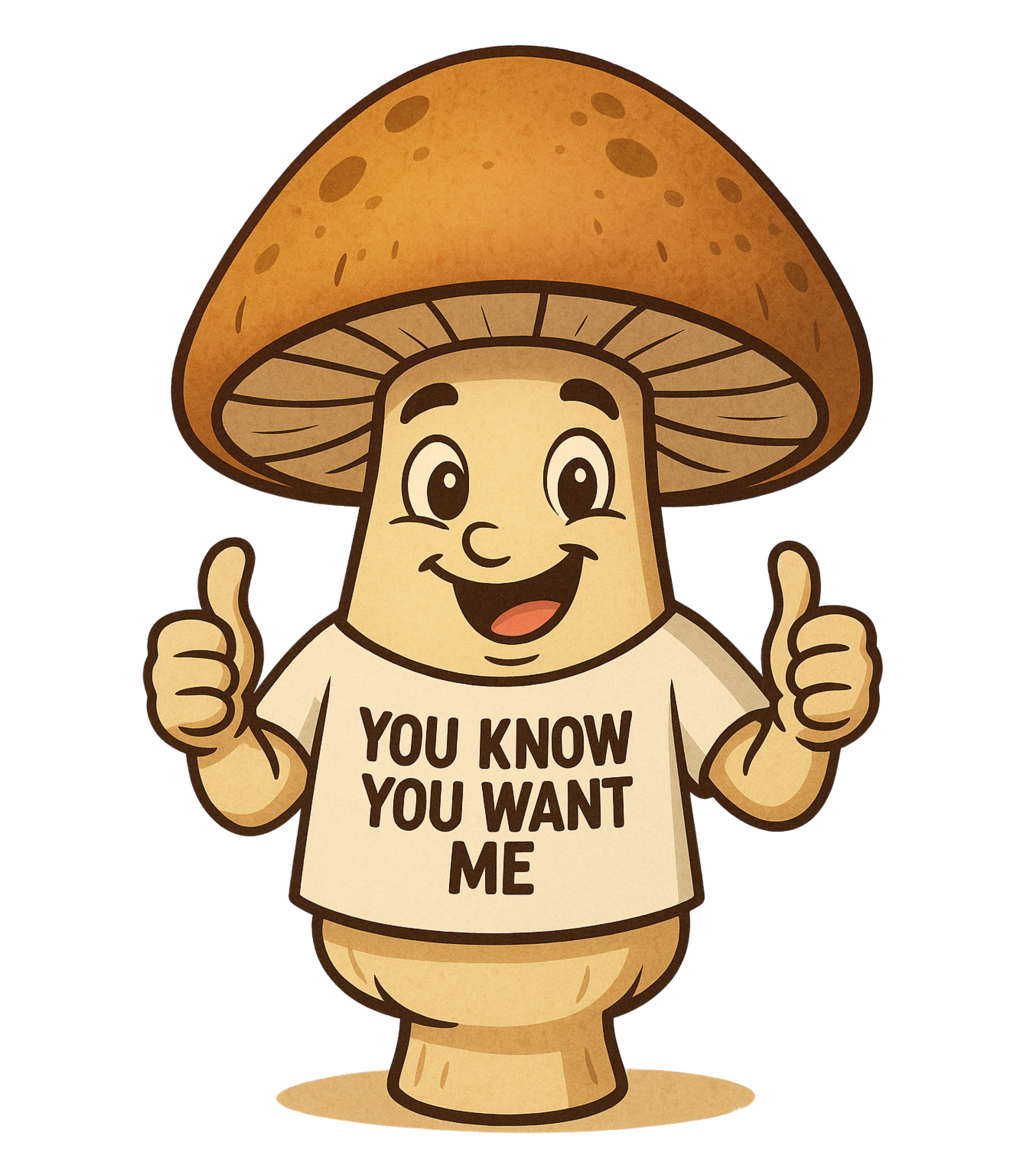 Mushroom - Shrooms Wants Me, Casual Graphic You Know You Want Me Tee with Quirky Design, Unisex T-Shirt, Perfect for Everyday Wear, Gift for Animal Lovers, Ideal for Birthdays, Casual [...]