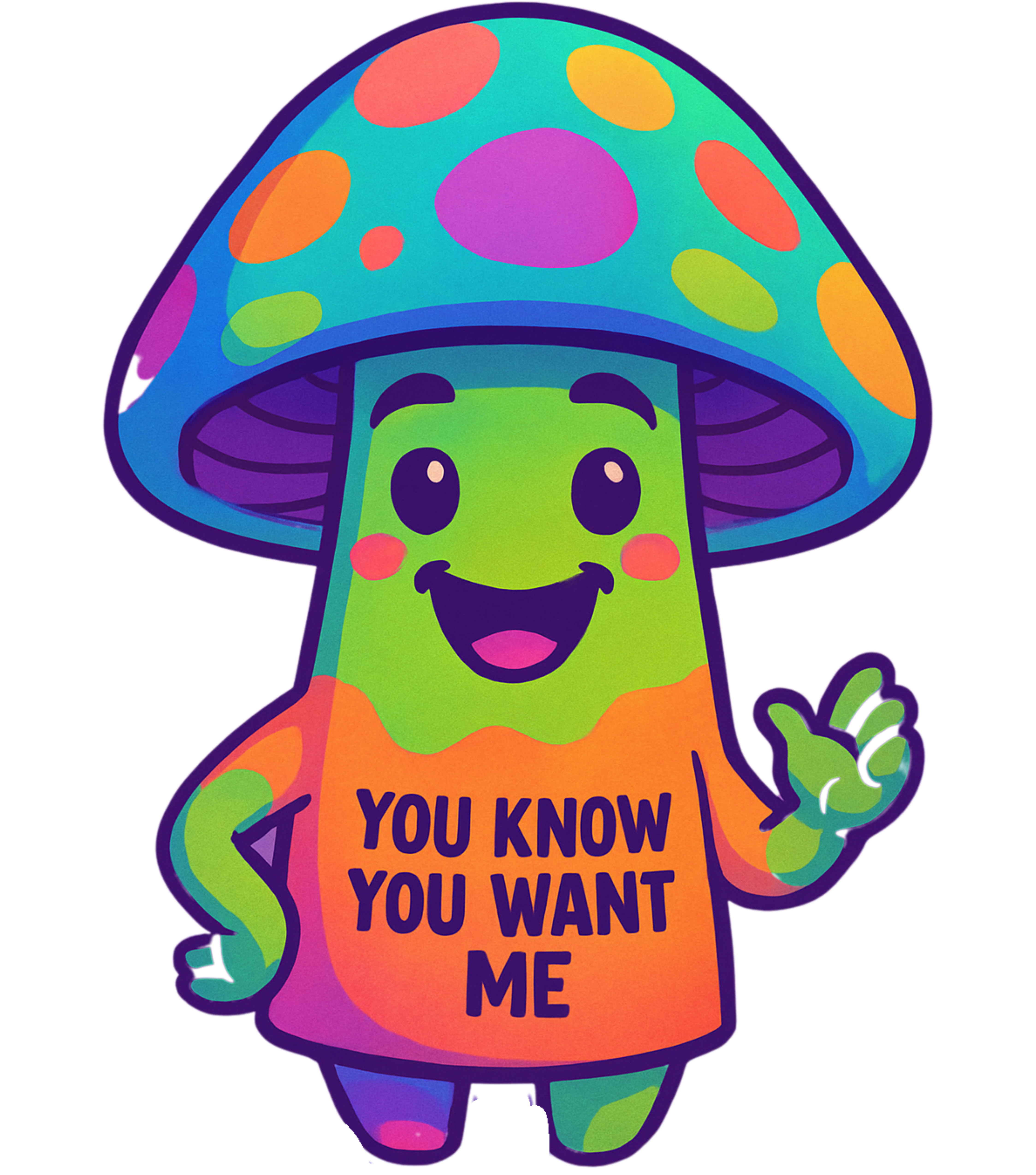 You know it my little mushroom Wants Me, Casual Graphic You Know You Want Me Tee with Quirky Design, Unisex T-Shirt, Perfect for Everyday Wear, Gift for Animal Lovers, Ideal for Birthdays, Casual [...] product thumbnail image
