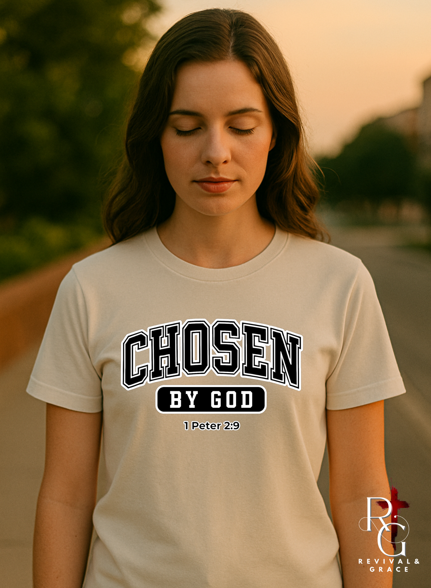 Chosen by God Unisex Softstyle T-Shirt - Spiritual Faith Tee product thumbnail image