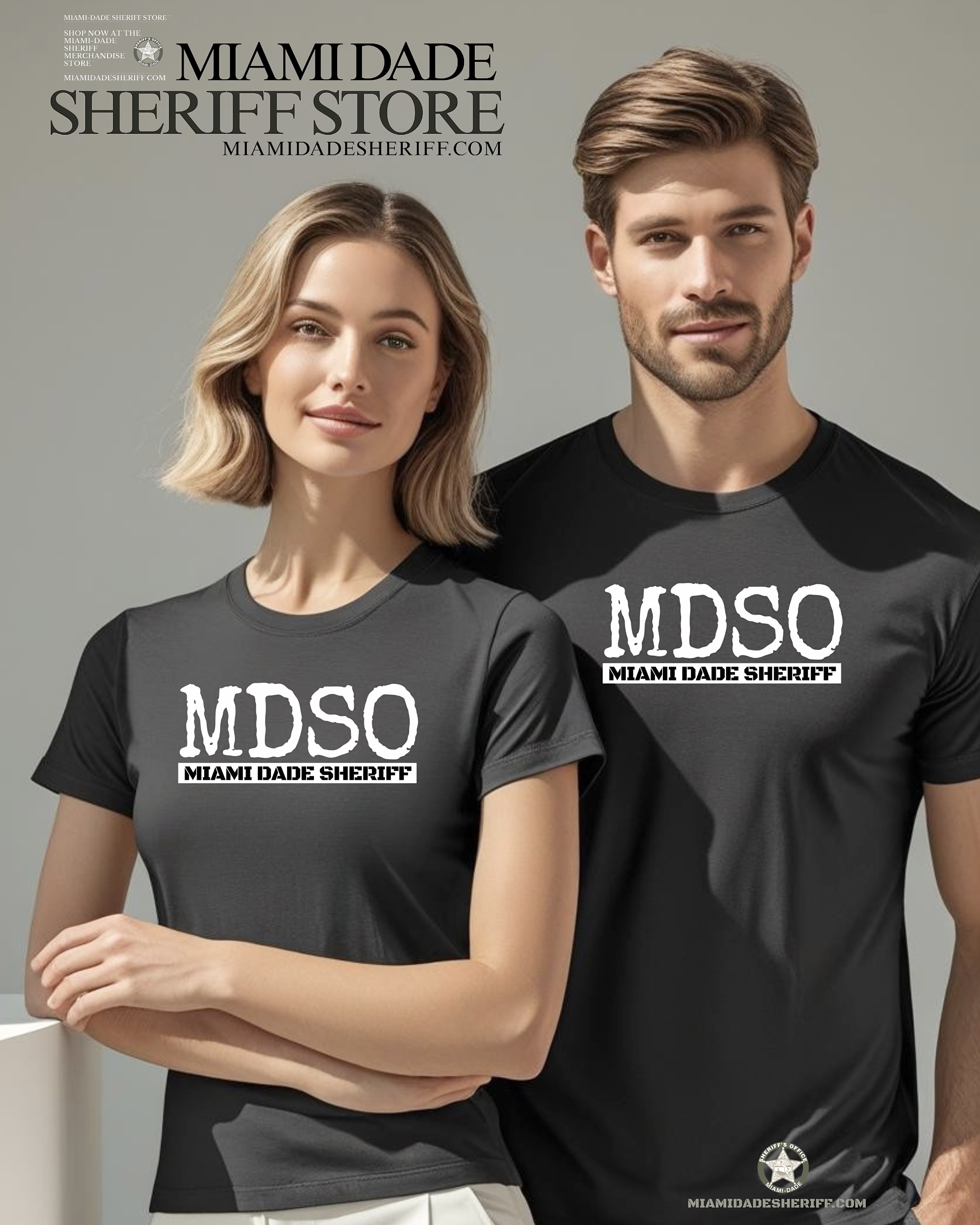 MIAMI DADE SHERIFF BLACK TEE product thumbnail image