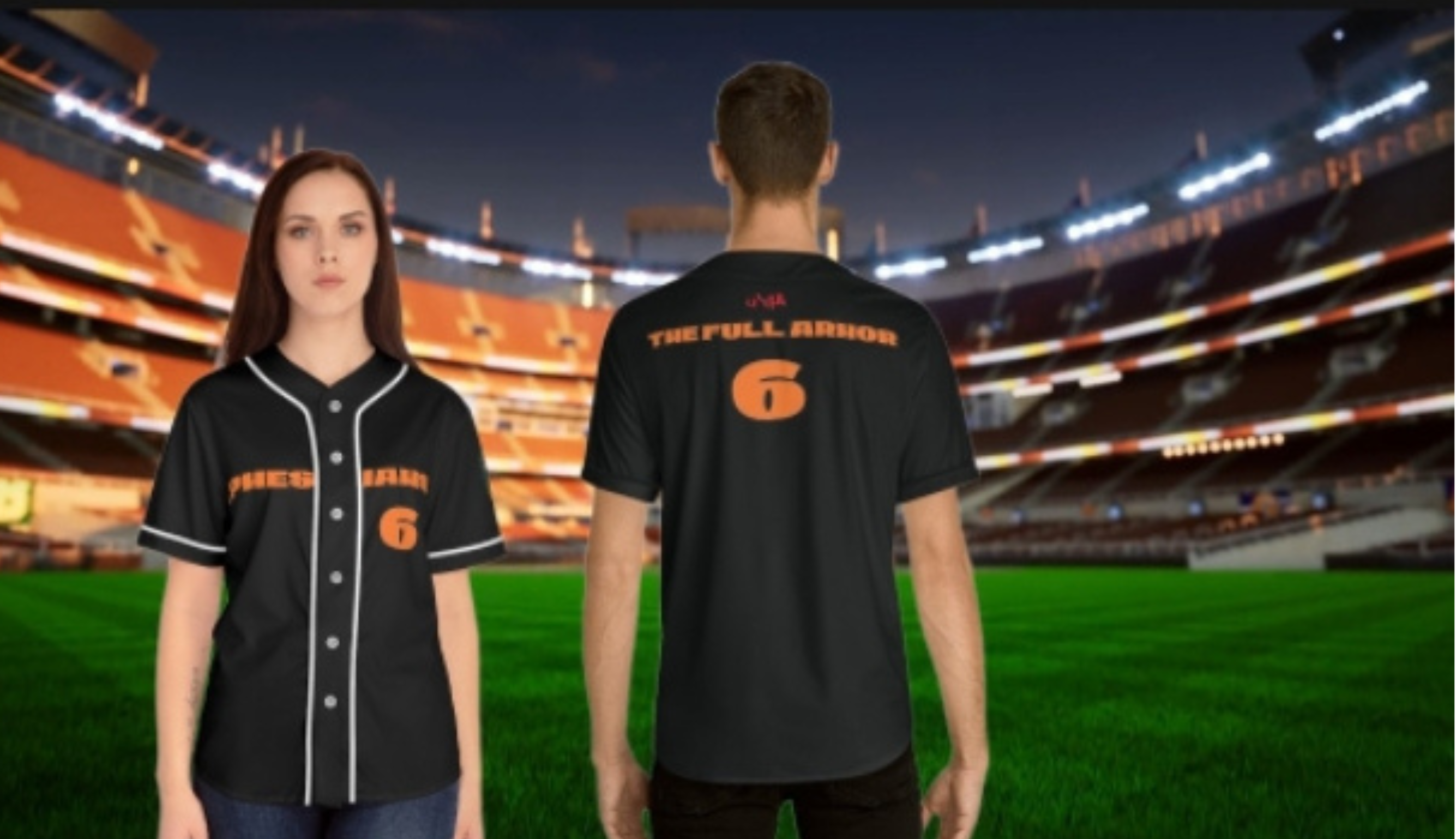 Baseball Jersey - The Full Armor Of YHWH Design For Believers Of The Way product thumbnail image Baseball Jersey - The Full Armor Of YHWH Design For Believers Of The Way product thumbnail image