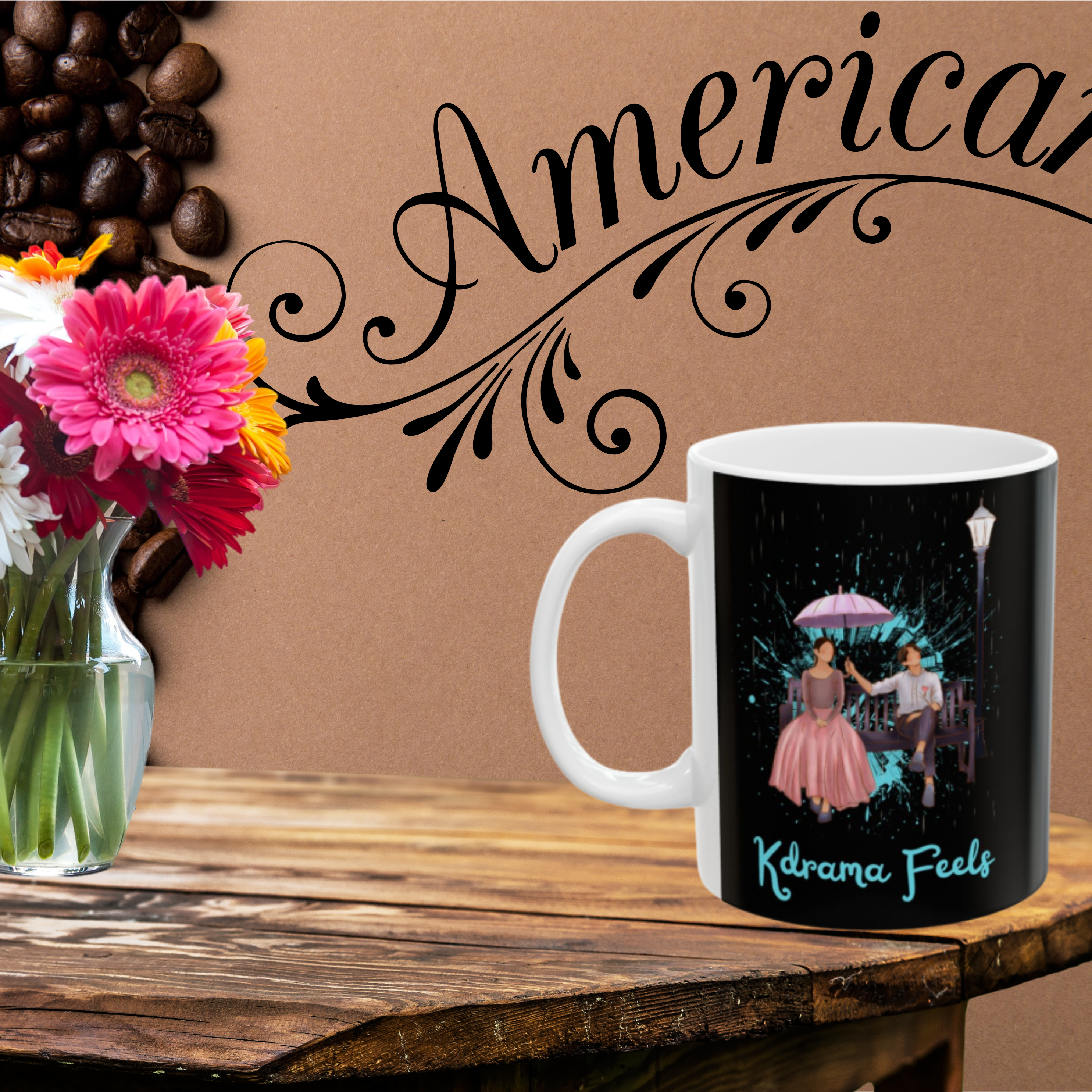  Kdrama Feels mug, coffeee cup Gift for Kdrama Lovers, Cute Fan Merchandise, Casual Everyday use