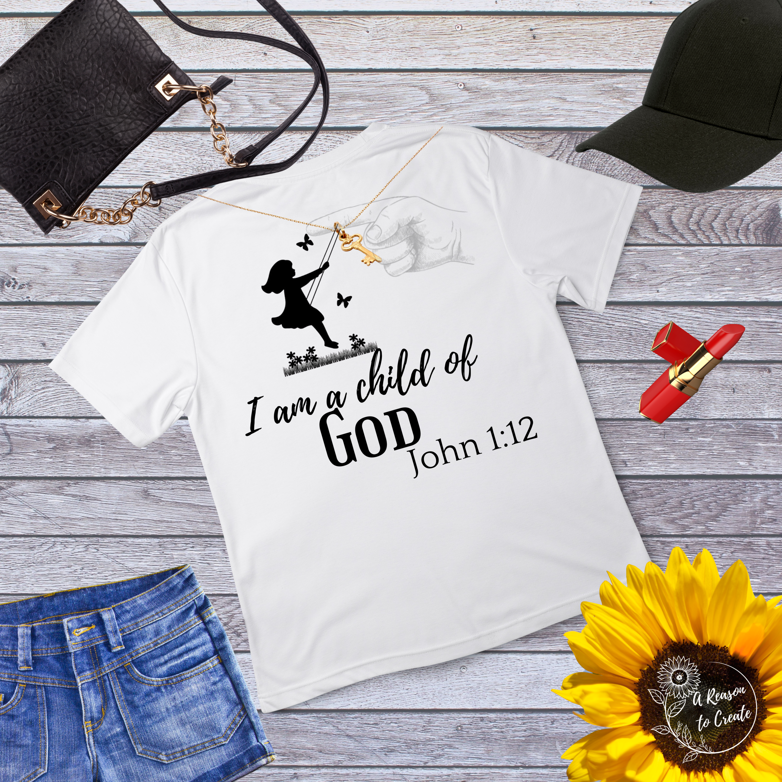 Faithful Child Unisex Tee - I Am a Child of God T-Shirt product thumbnail image