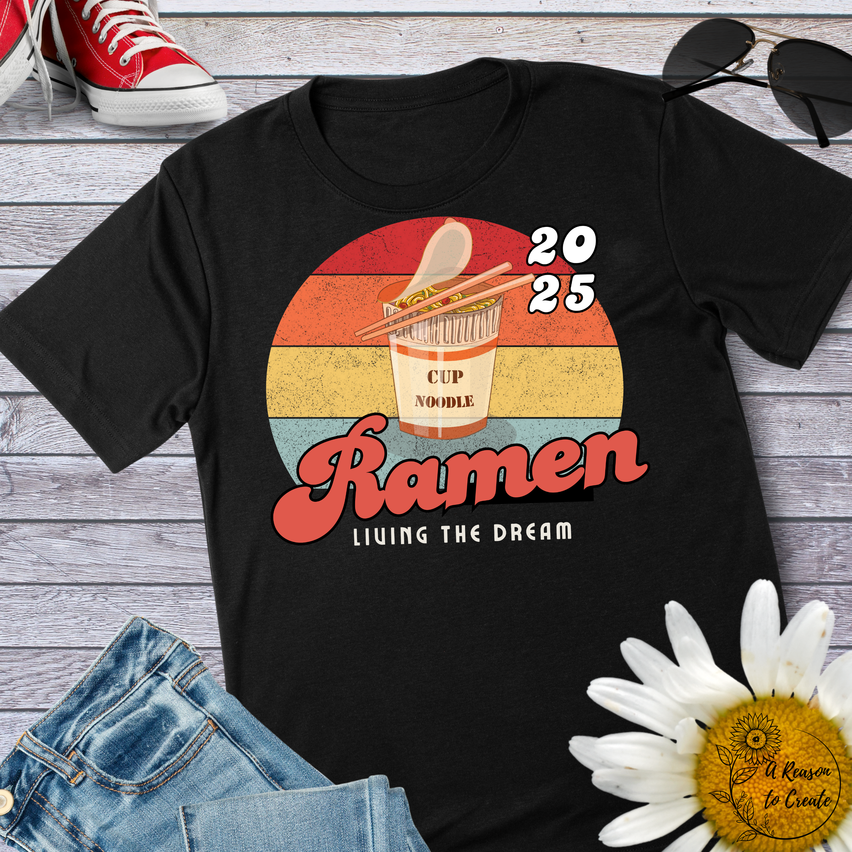 Ramen Lover Tee, Casual Custom T-Shirt, Foodie Gift, Fun Graphic Tee, Summer Vibes, Unique Ramen Apparel